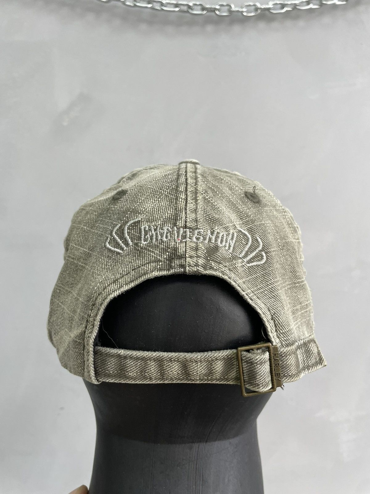 Harley Davidson VINTAGE HARLEY DAVIDSON Y2K RARE CAP HAT DISTRESSED 90s Size ONE SIZE - 9 Thumbnail