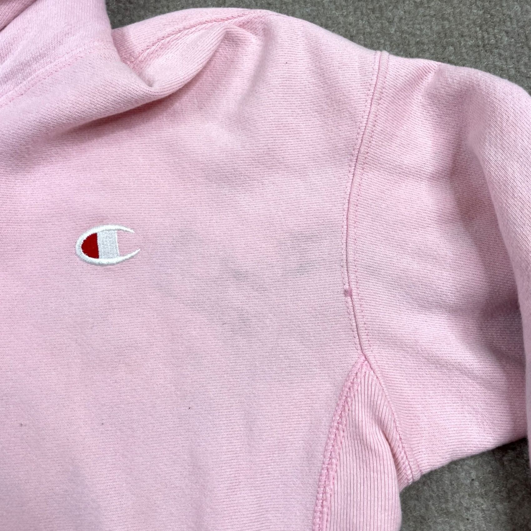 Champion Champion Sweatshirt Women's Small Pink Pullover Reversible Weave Casual Activewear Spring Winter Fall Varsity Logo Mens Womens Girls Boys Size S / US 4 / IT 40 - 3 Thumbnail