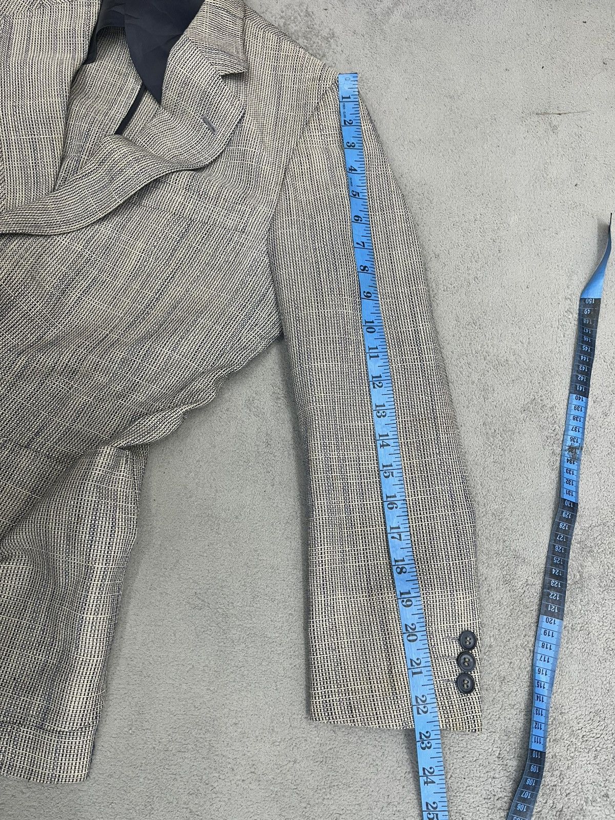 Burberry Prorsum × Designer × Vintage ARCHIVE💥VTG BURBERRY PRORSUM HAIR-CLOTH BLAZER Size US M / EU 48-50 / 2 - 11 Thumbnail