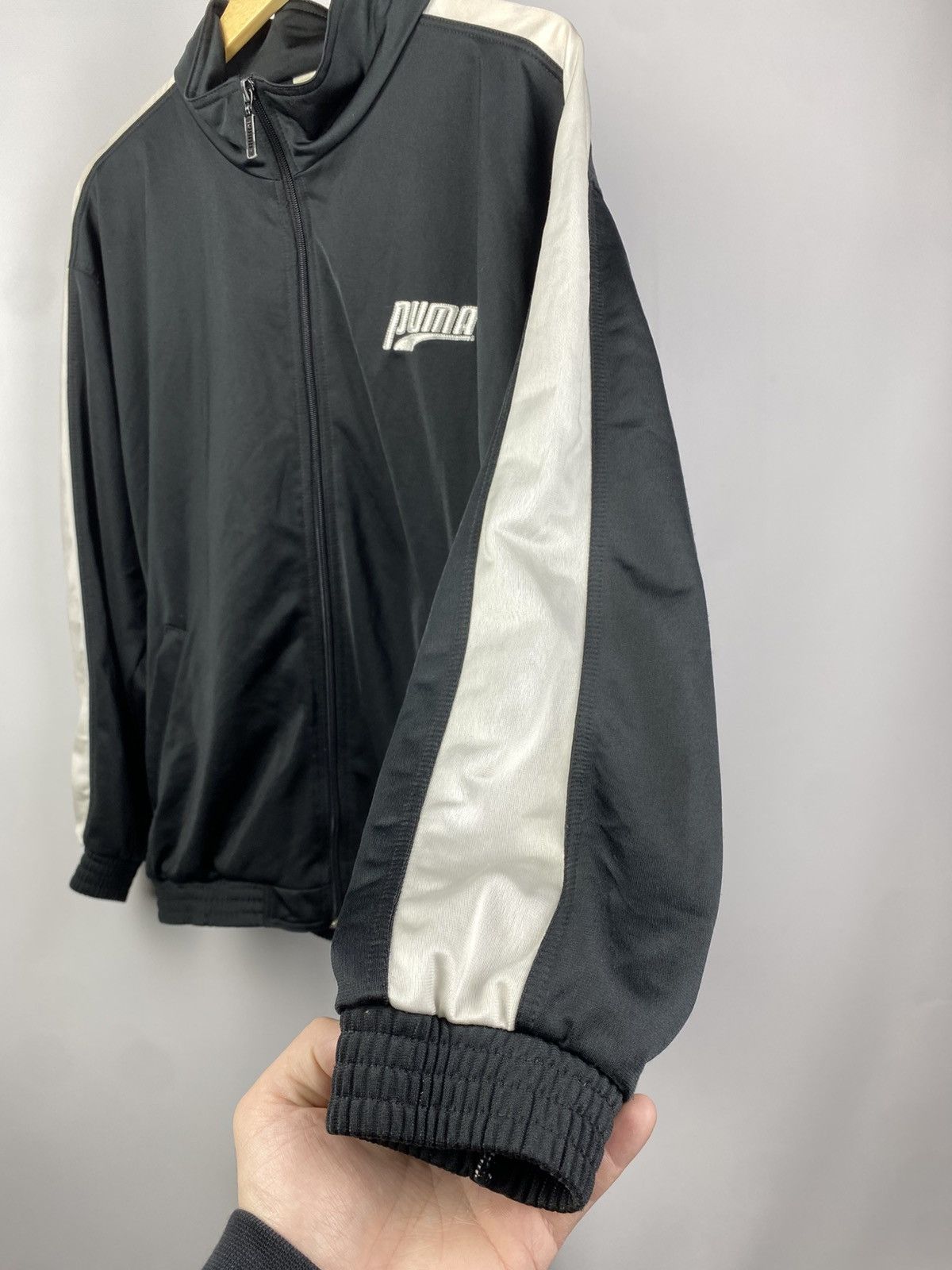 Puma × Vintage Vintage 90’s PUMA Sport Long Sleeve Track Full Zip Jacket S Size US S / EU 44-46 / 1 - 6 Thumbnail