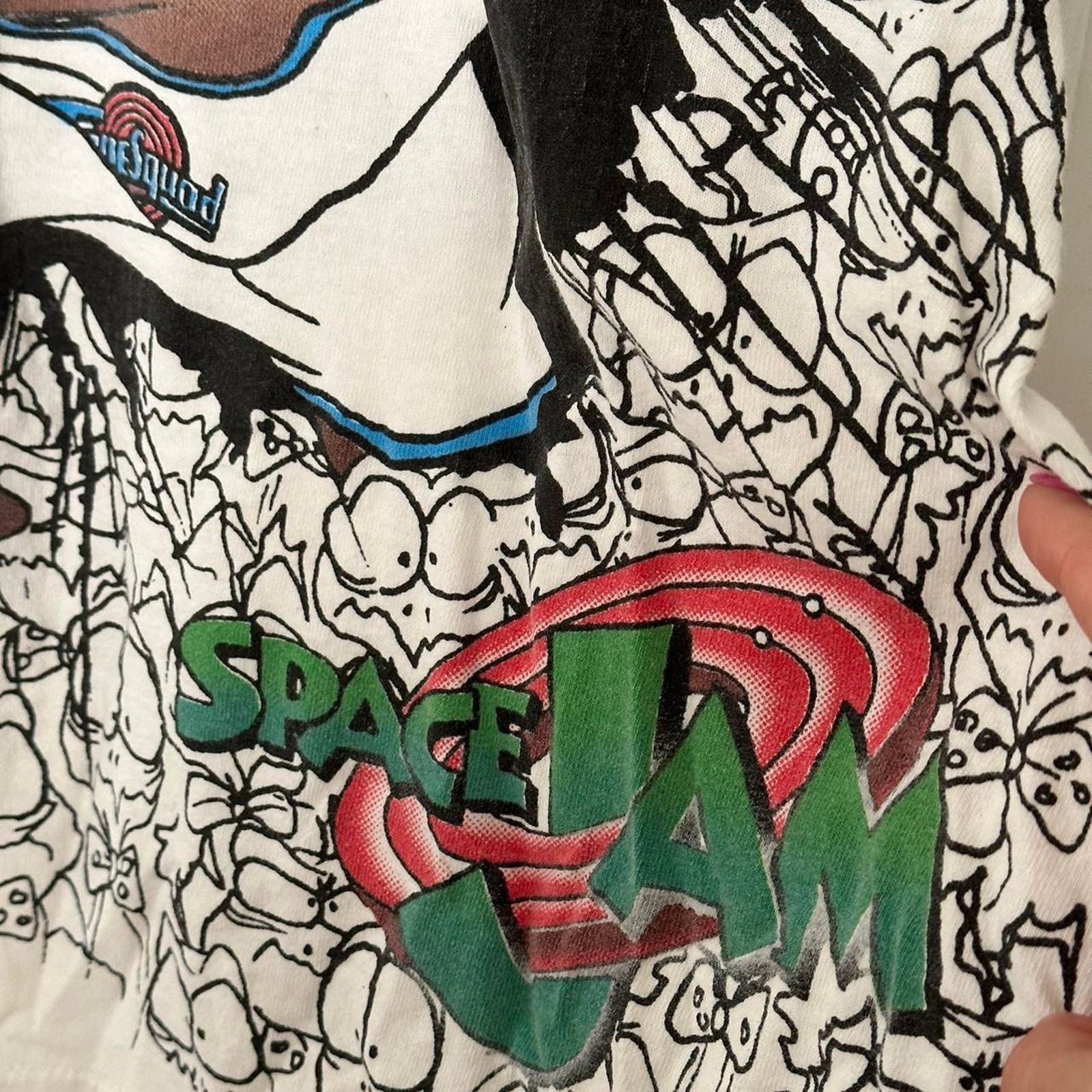 Vintage × Warner Bros RARE Vintage 1996 Space Jam Tasmanian Devil L/S Tee size L Size US L / EU 52-54 / 3 - 5 Thumbnail