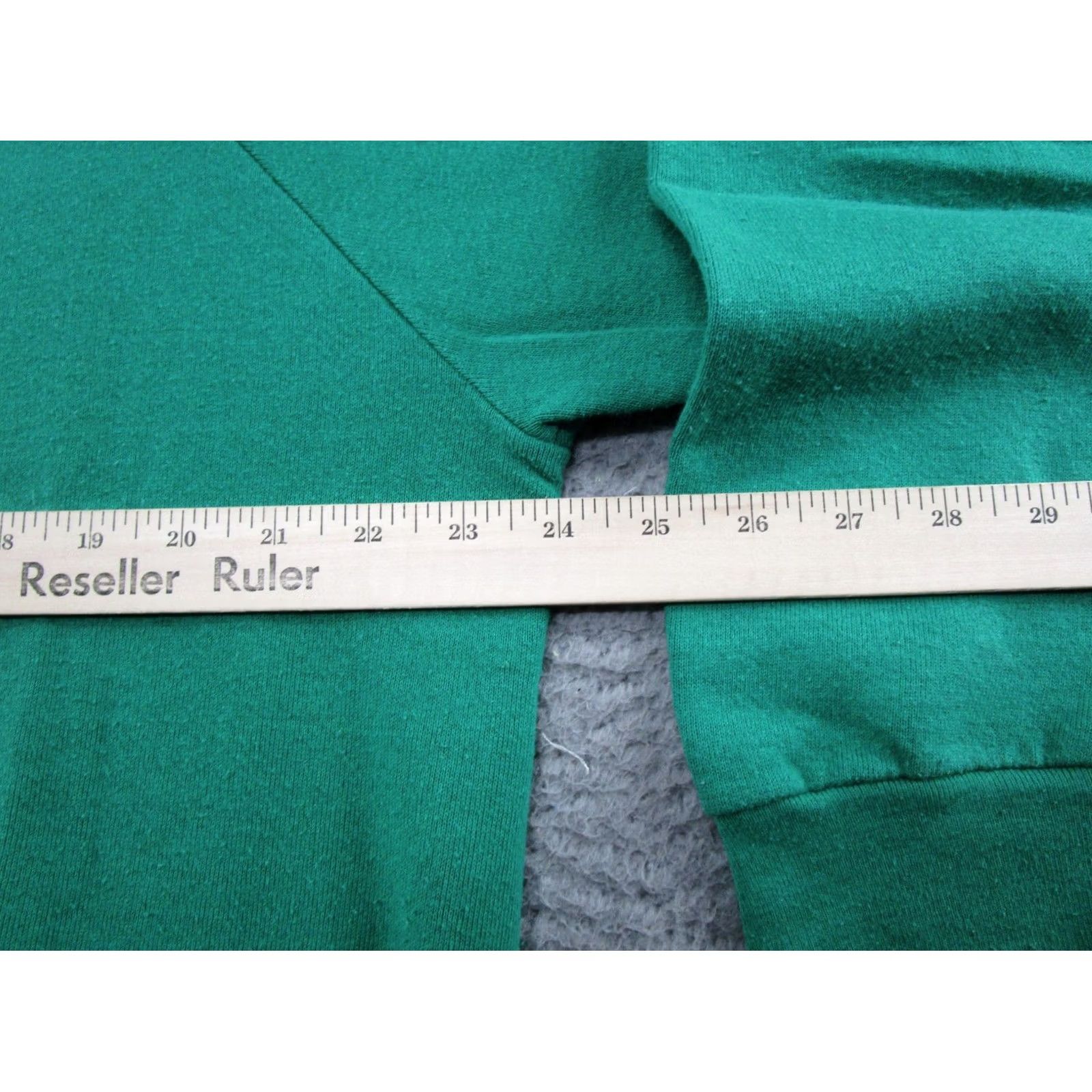 Fruit Of The Loom VINTAGE Fruit of the Loom Green Raglan Crew Neck XL Sweatshirt Men 80s 90s Size US XL / EU 56 / 4 - 4 Thumbnail