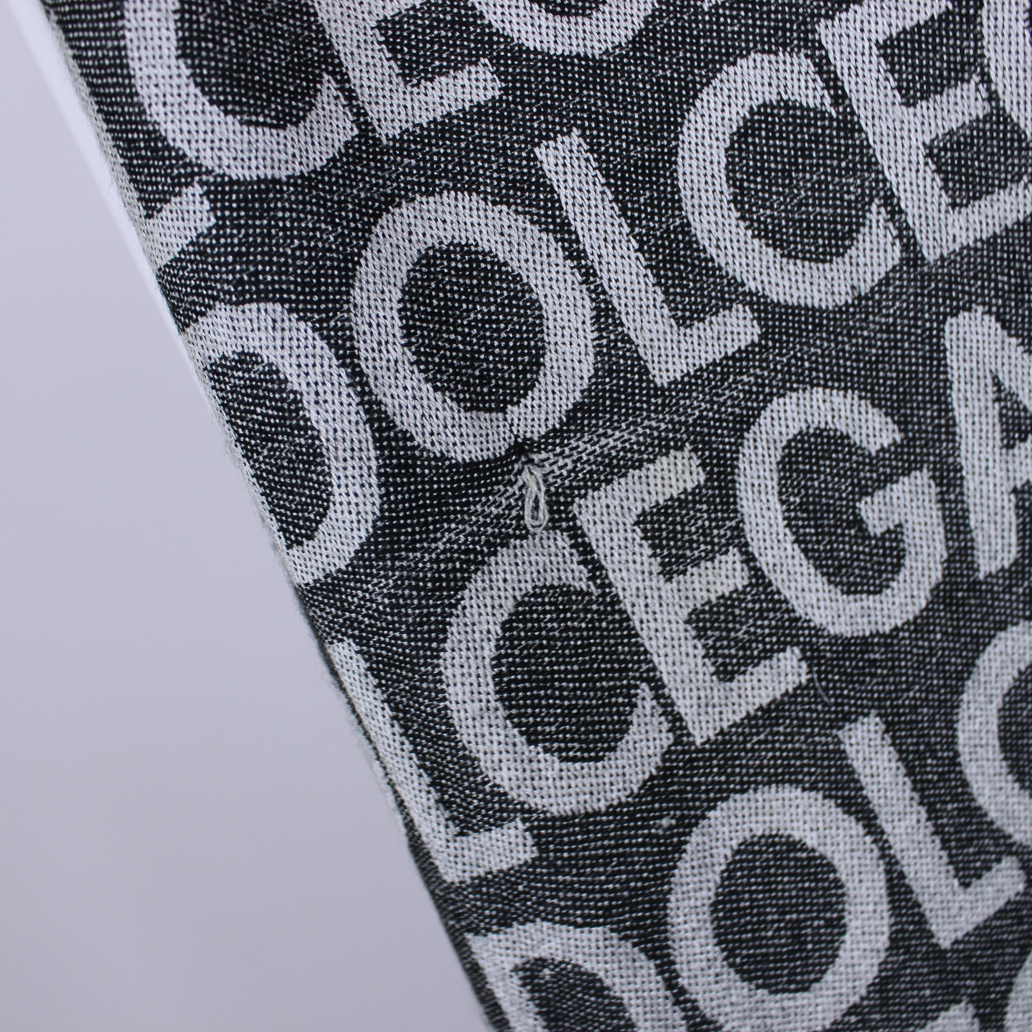 Dolce & Gabbana Dolce Gabbana junior scarf DG men cashmere wool Gray Size ONE SIZE - 3 Thumbnail