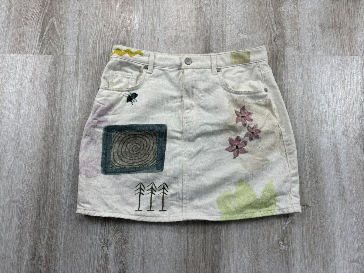 Alexander McQueen × Japanese Brand Womens denim skirt Alexander Mcqueen Size 30 Size 26" / US 2 / IT 38 - 2 Thumbnail