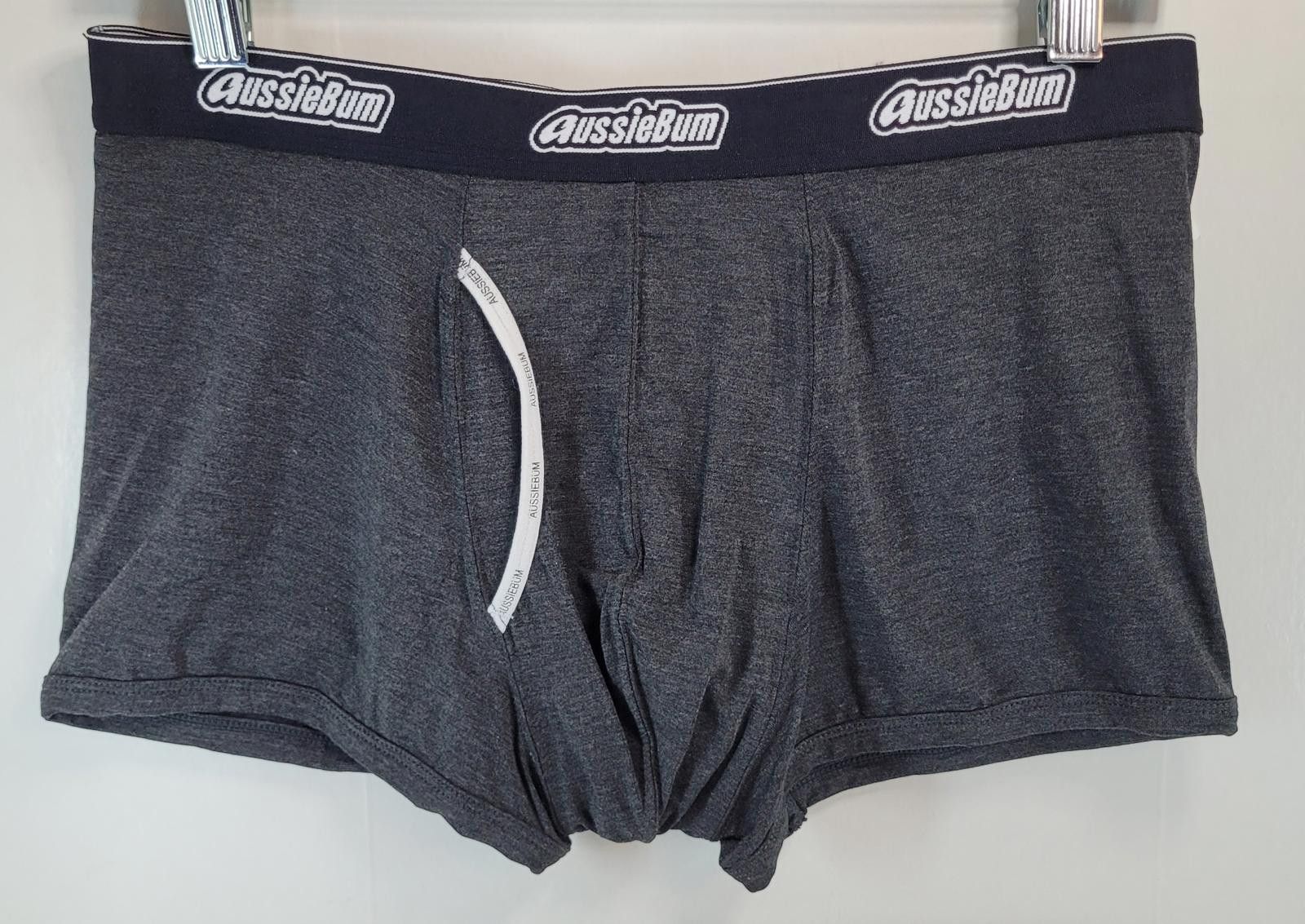 Other AussieBum Men’s Medium 29" Boxer Brief Charcoal Gray NEW Size ONE SIZE - 1 Thumbnail