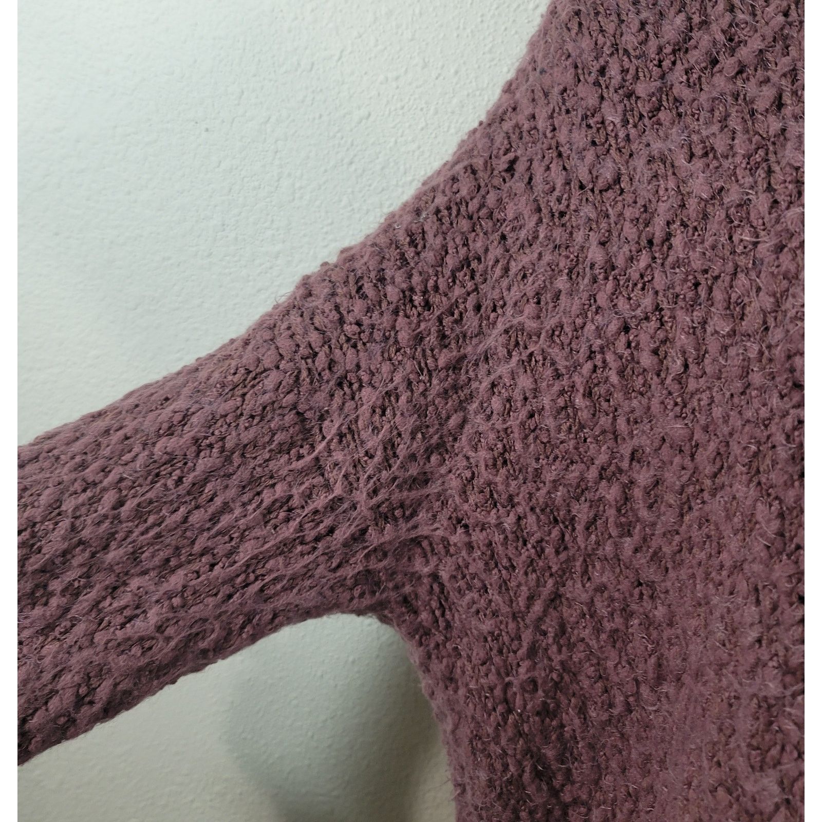 Other Altar'd State Mauve Popcorn Knit Sweater Small Medium Size M / US 6-8 / IT 42-44 - 6 Thumbnail