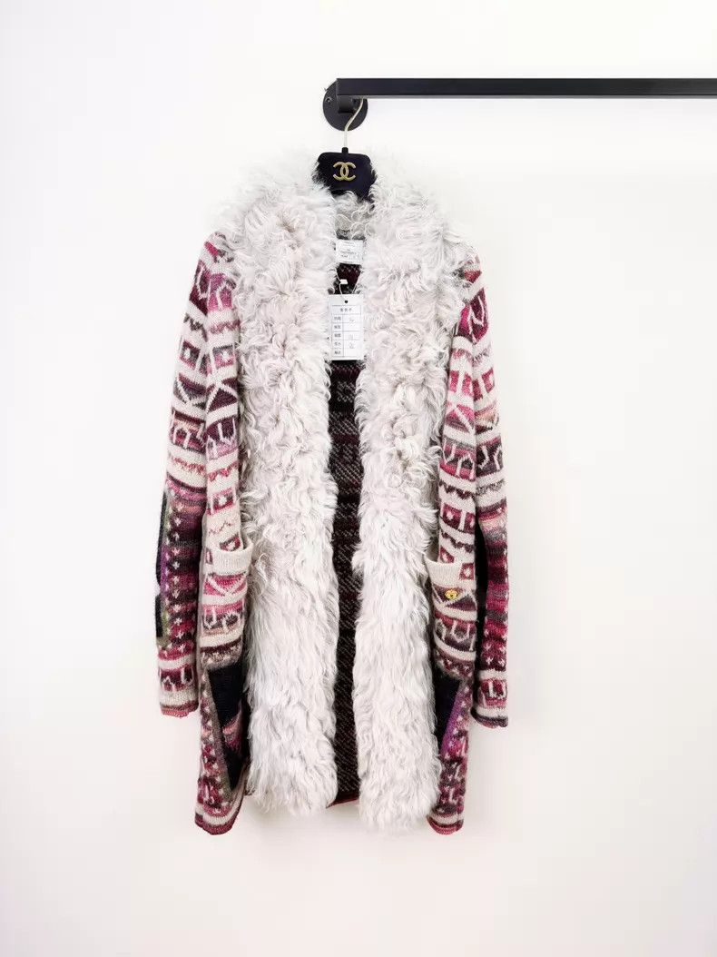 Chanel Chanel Knitted lambskin coat Size M / US 6-8 / IT 42-44 - 1 Thumbnail