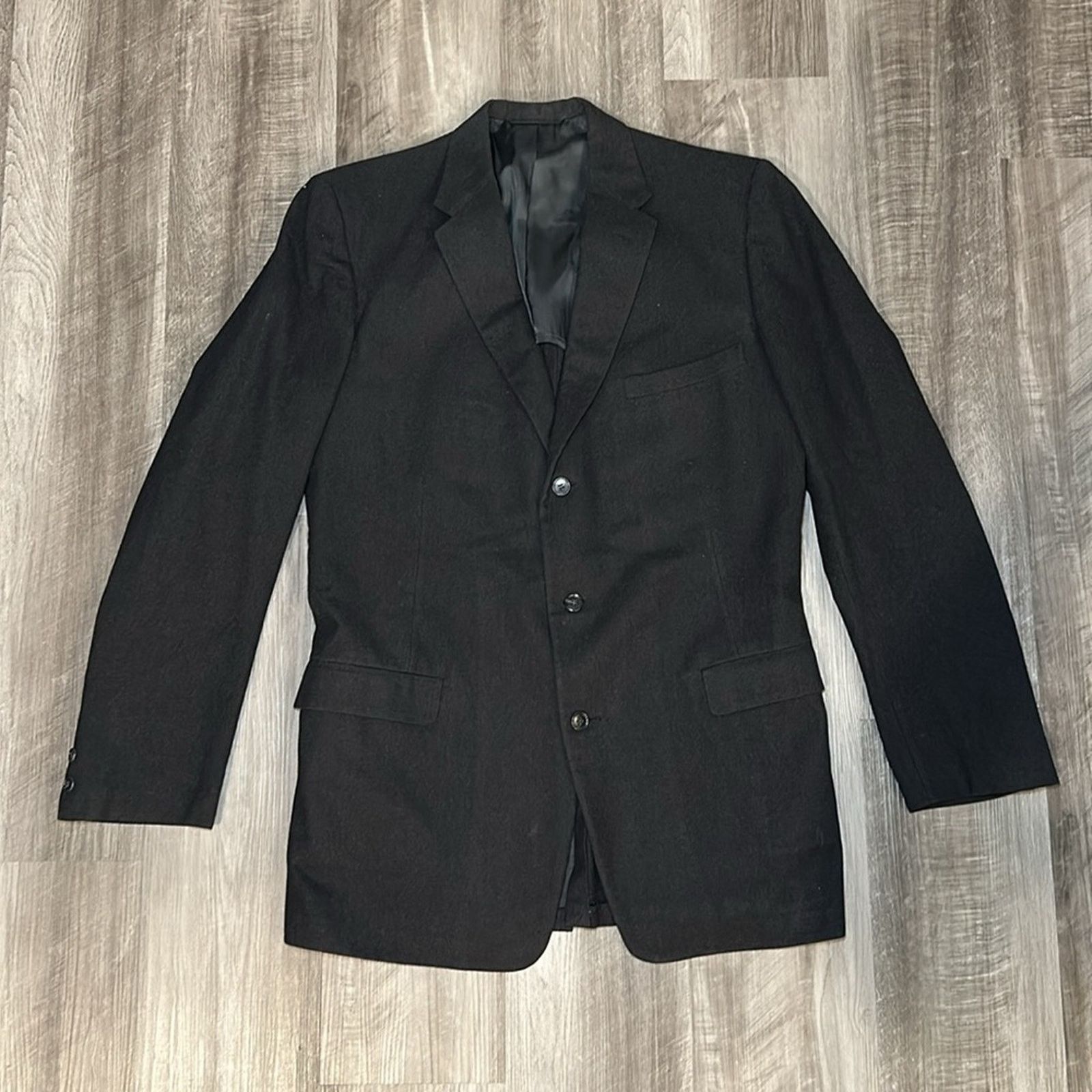 Hart Schaffner Marx Hart Schaffner Marx Vintage Eton Flannel Sport Coat - 42L Size 42L - 2 Thumbnail