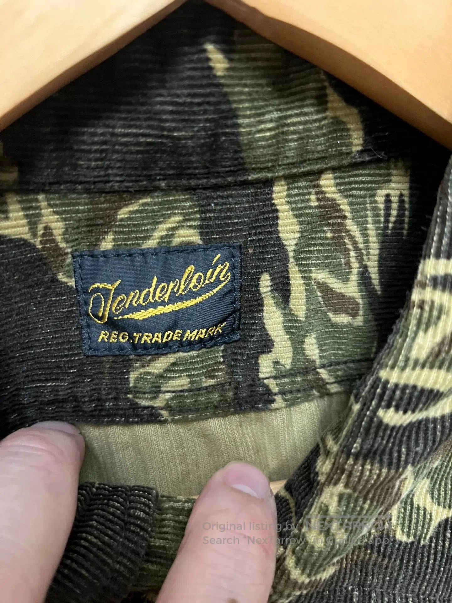 Tenderloin Tenderloin Camo Corduroy Shirt. Size US XS / EU 42 / 0 - 3 Thumbnail