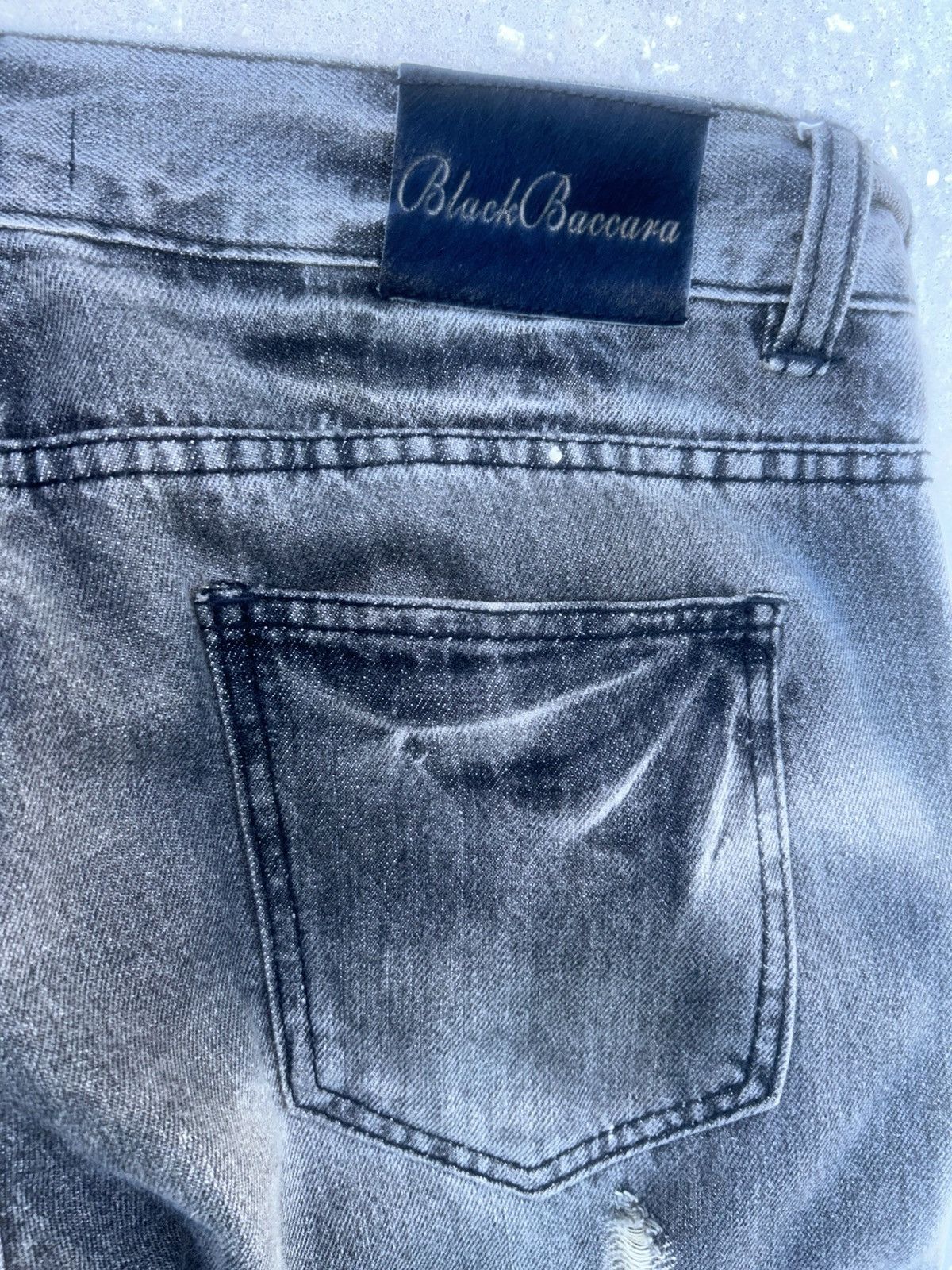 Japanese Brand Hysteric Glamour Style Japanese Bondage Flare Jeans Size US 32 / EU 48 - 9 Thumbnail