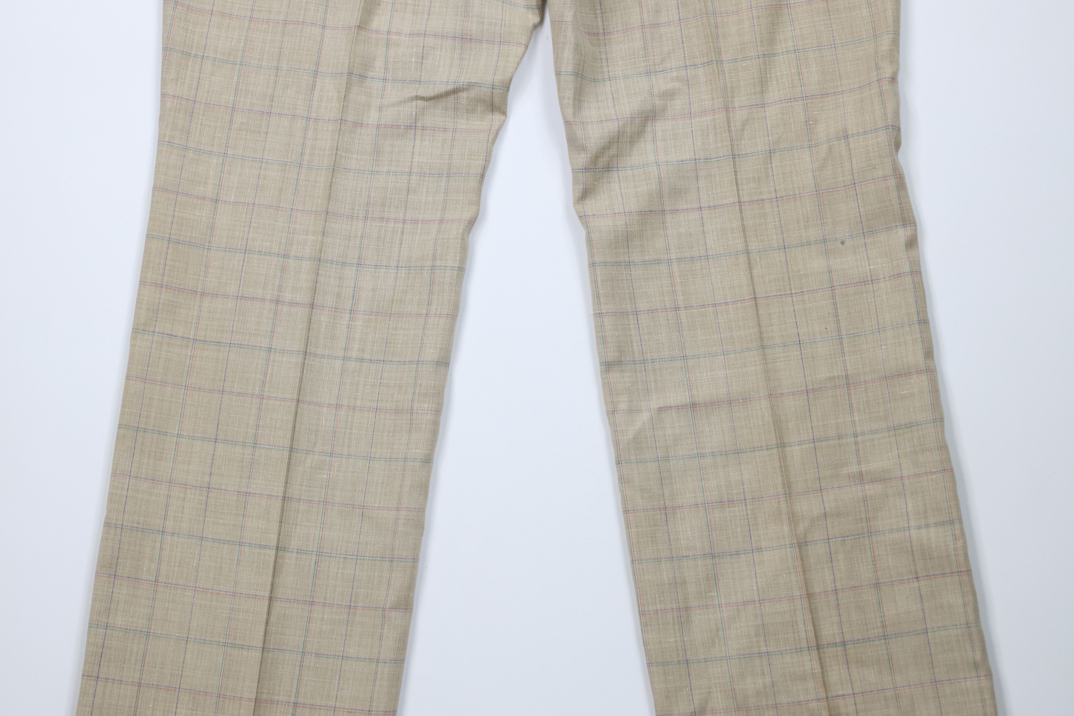 Vintage Vintage 70s Streetwear Linen Blend Wide Leg Chino Pants USA Size US 38 / EU 54 - 14 Thumbnail