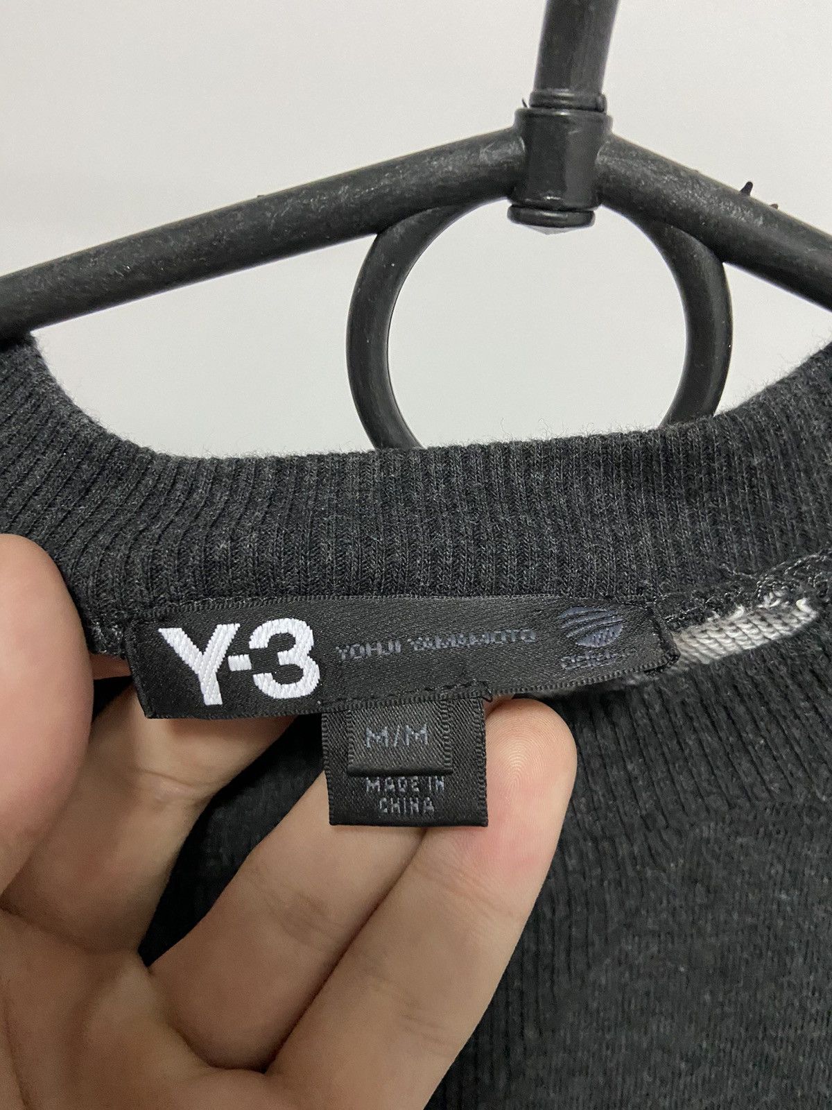 Vintage × Y-3 × Yohji Yamamoto Y-3 Yohji Yamamoto sweatshirt big Logo Vintage Adidas Size US M / EU 48-50 / 2 - 6 Thumbnail