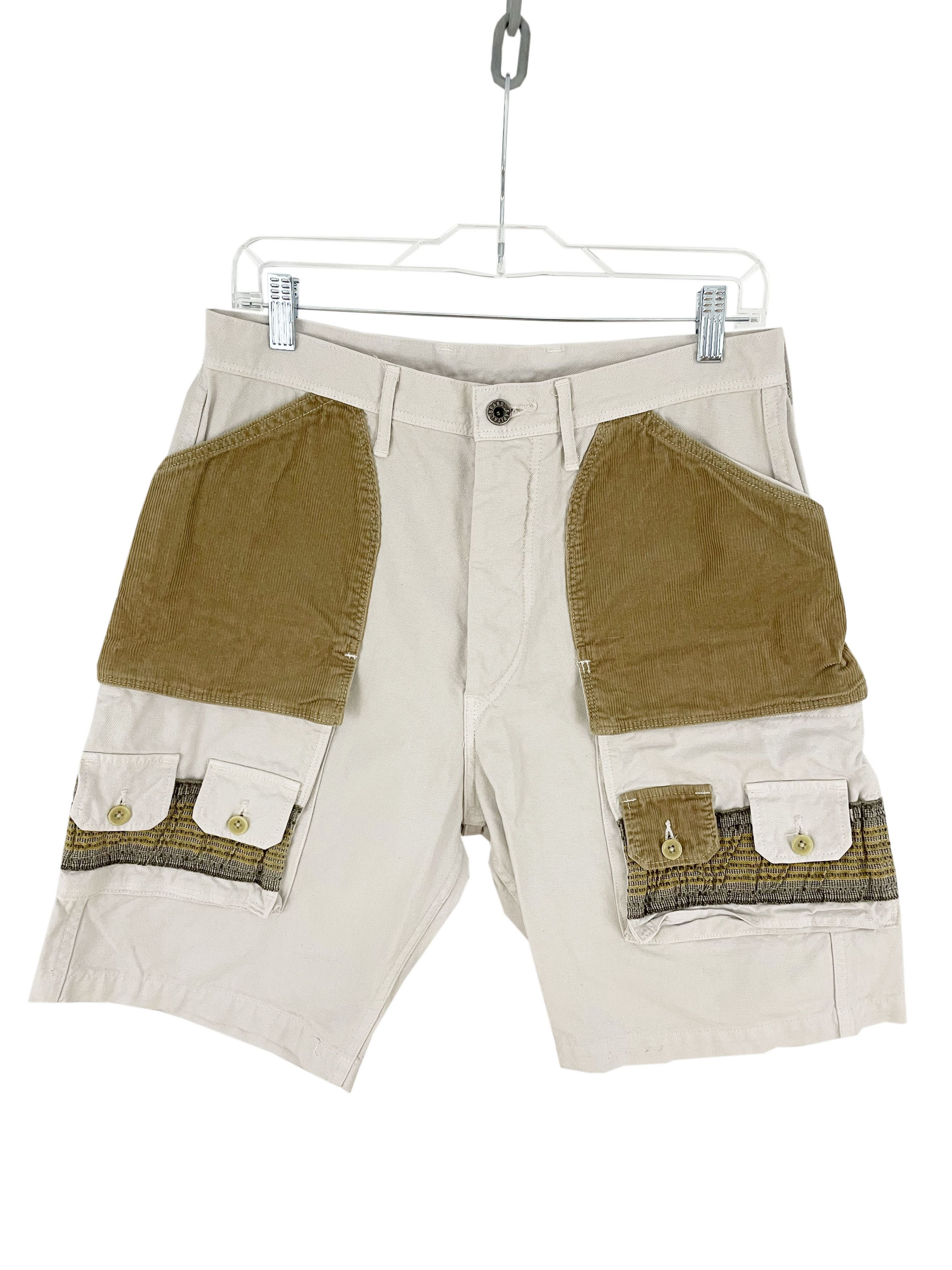Kapital Fishing Pocket Cargo Shorts Size US 30 / EU 46 - 1 Thumbnail