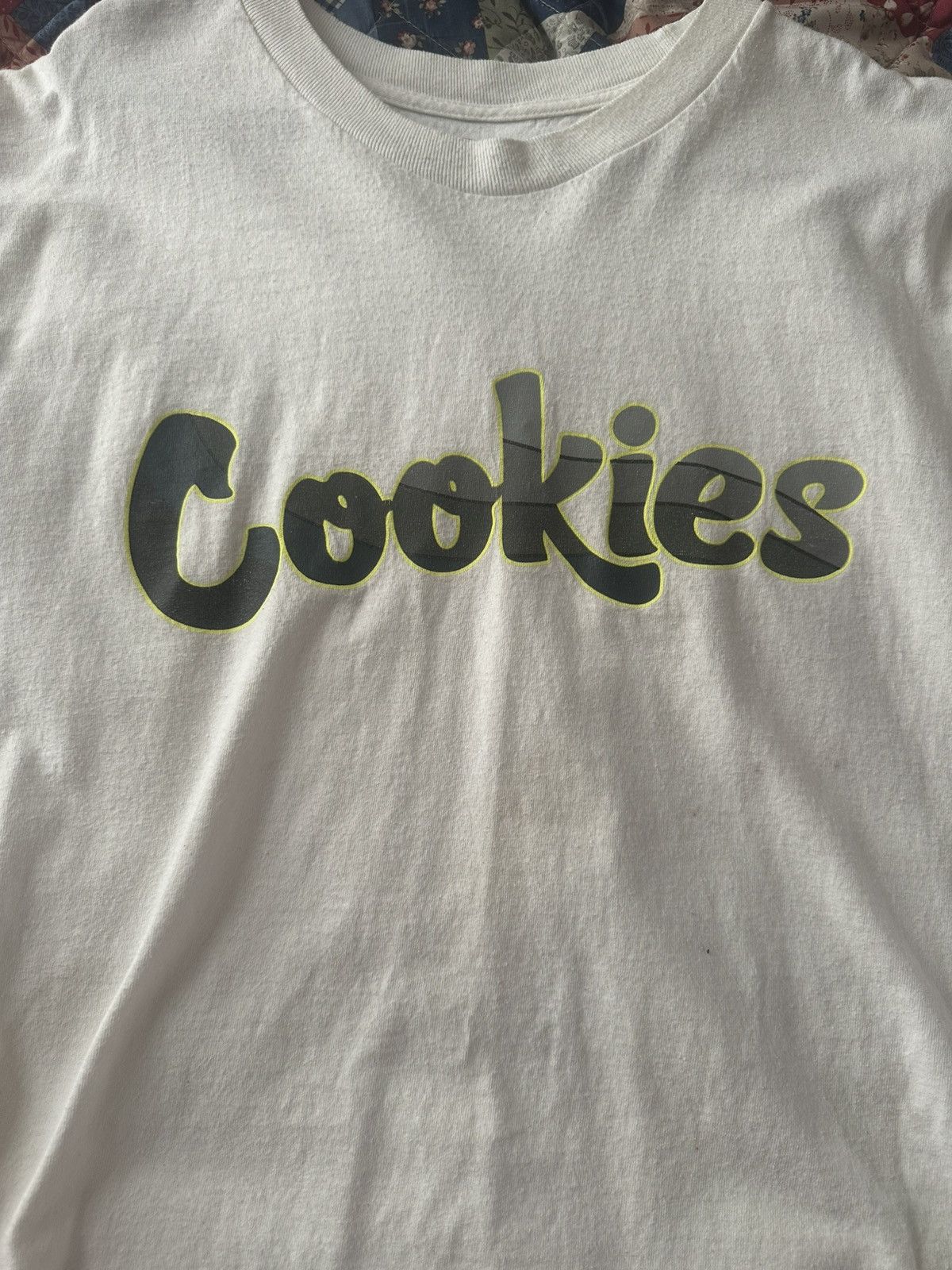 Cookies 3XL Cookies Neon Green Outline T-shirt Size US XXL / EU 58 / 5 - 2 Thumbnail