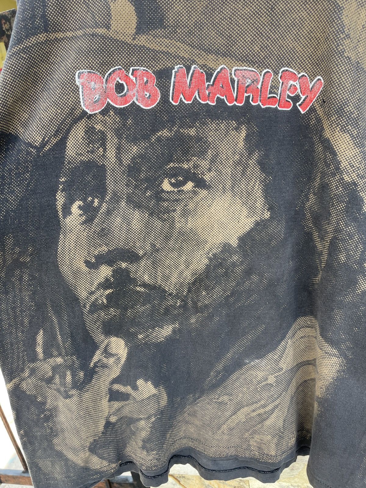 Bob Marley Vtg90s Thrashed🔥BobMarley Rastaman Vibration🔥AOP Faded Tee Size US XL / EU 56 / 4 - 7 Thumbnail