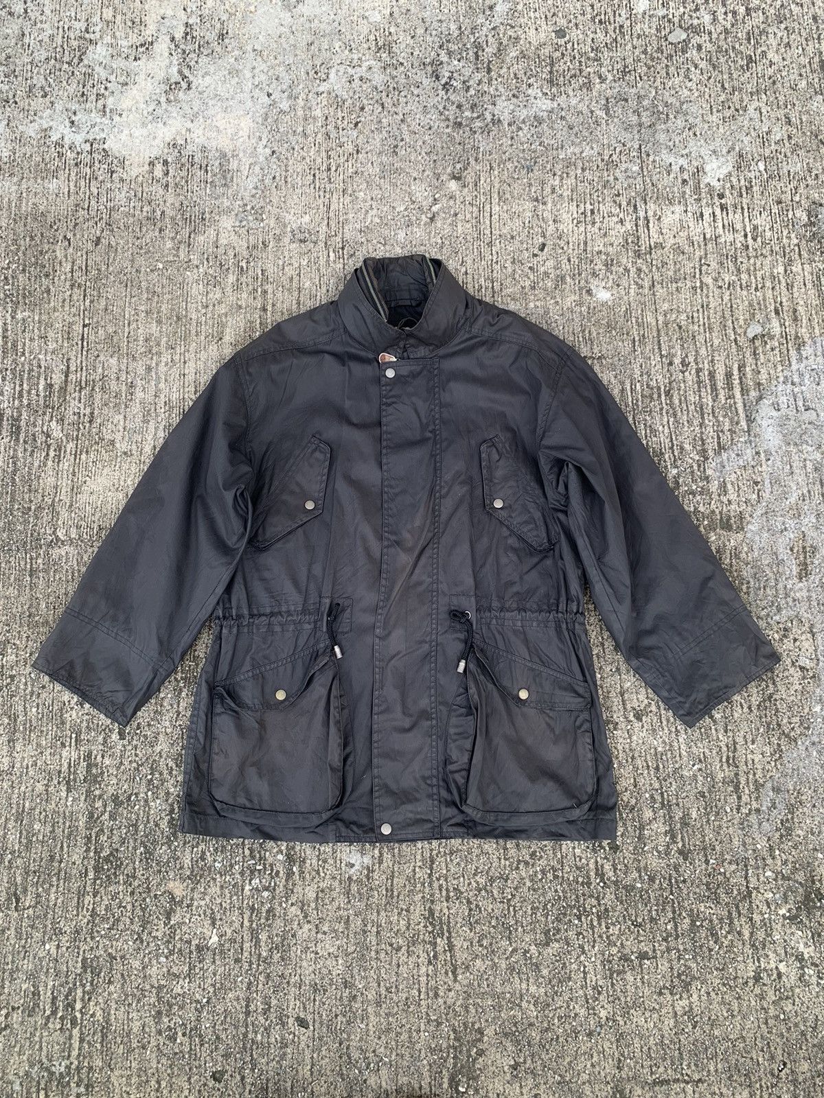 Joseph Abboud Rare 🔥 vintage 90s sun faded joseph abboud waxed jacket Size US M / EU 48-50 / 2 - 1 Thumbnail