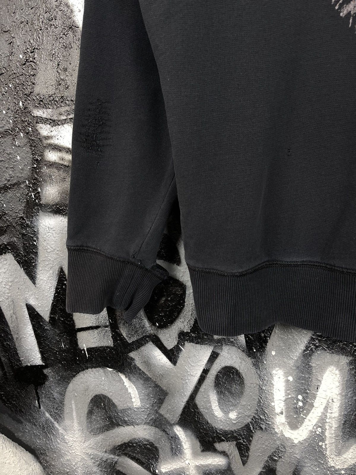 Designer × Diesel Diesel Graphic Print Wolf Distressed Sweatshirt Men’s Size US XL / EU 56 / 4 - 7 Thumbnail