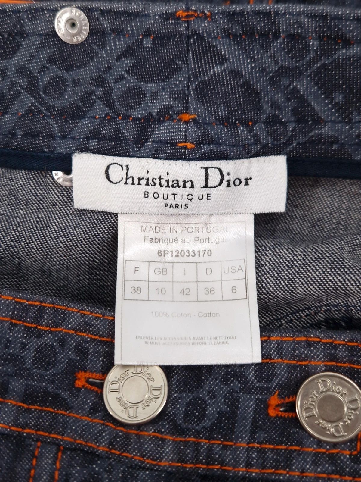 Dior Dior by Galliano Mini Skirt Size 27" / US 4 / IT 40 - 6 Thumbnail