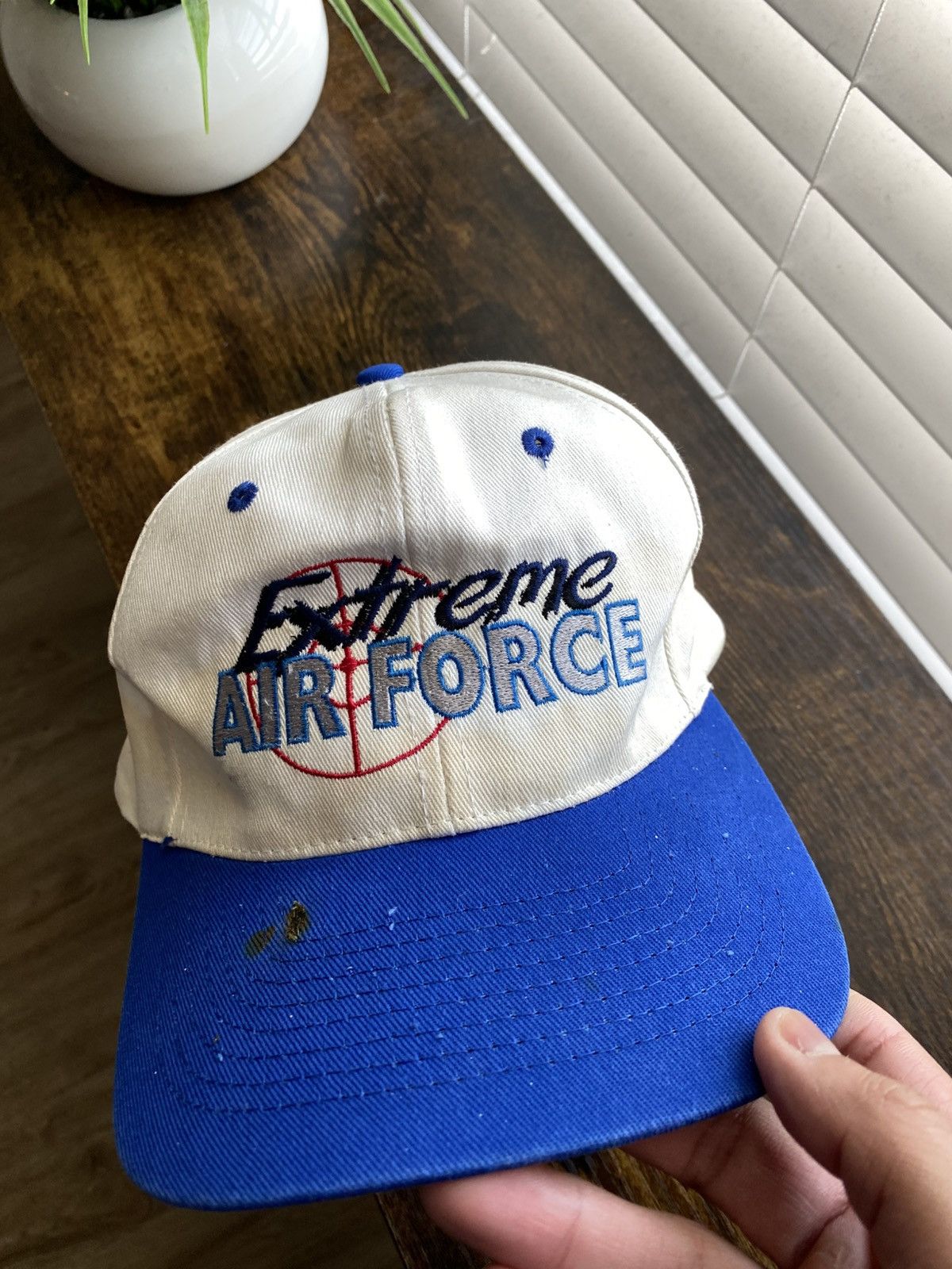 Vintage Vintage 90s Extreme Air Force Snapback Hat Size ONE SIZE - 2 Thumbnail