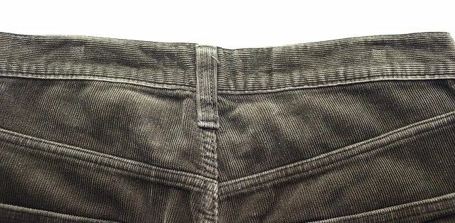 Junya Watanabe Cropped Pant Corduroy Straight Cut Cotton Zipper Plain Khaki Size US 30 / EU 46 - 5 Thumbnail
