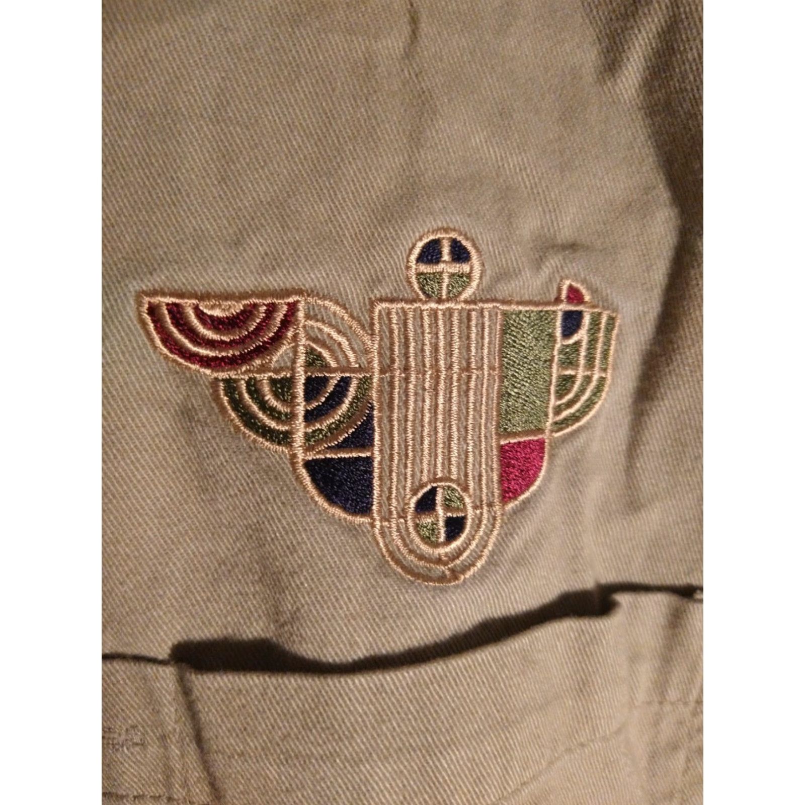 Vintage VINTAGE Rivers End Cotton Button-Down Shirt Beige Khaki Made In Oman Embroidered L Mens Shirt Size US L / EU 52-54 / 3 - 2 Thumbnail