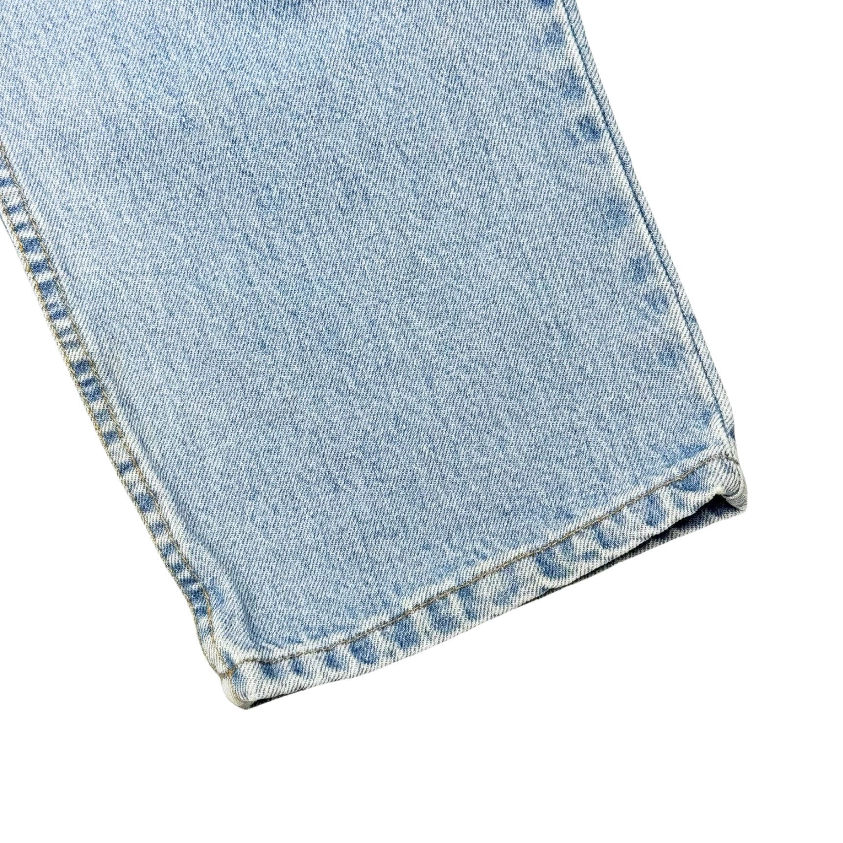 Levi's VINTAGE Levi's Jeans 36x32 USA 550 Relaxed Fit Light Blue Denim 5-Pocket Mens Straight Classic Logo Zipper Button Cotton USA-made Size US 36 / EU 52 - 4 Thumbnail