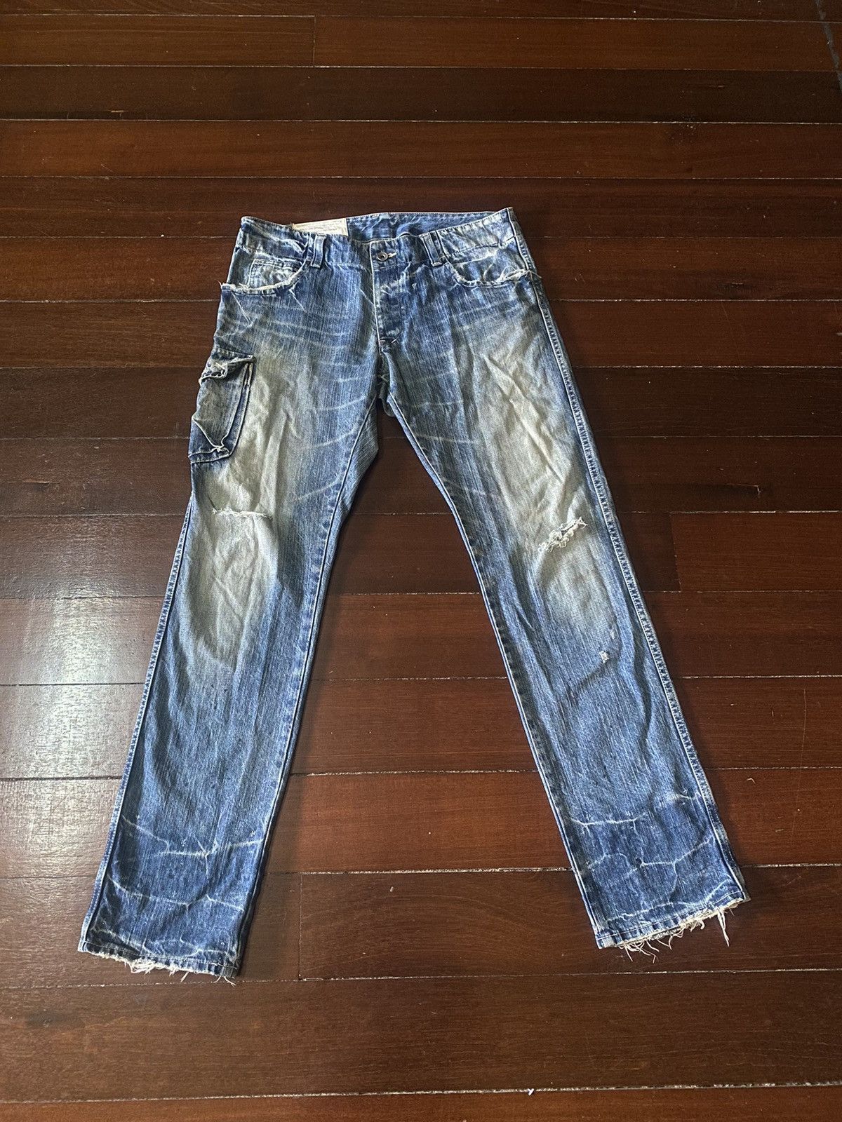 Orslow FIRE 🔥 JOHN BULL KOJIMA JAPAN CARGO DISTRESSED HONEY COMB Size US 36 / EU 52 - 1 Thumbnail