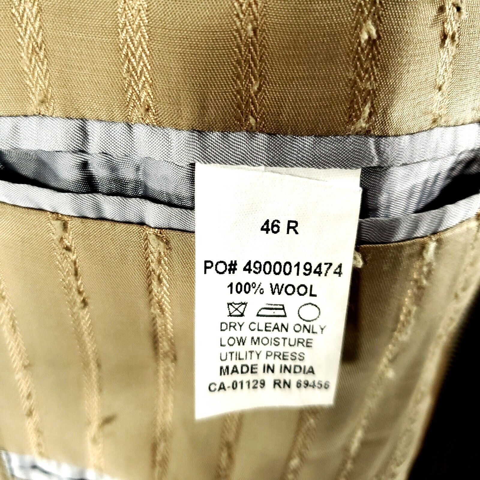 Michael Kors Michael Kors Wool 2 Button Blazer 44R Or Slim 46R Green Tan Size 44R - 8 Thumbnail