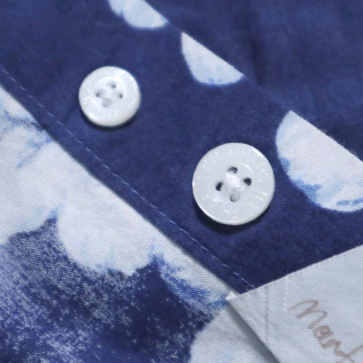Ralph Lauren VTG Chaps Ralph Lauren Hawaiian Lei Camp Floral Shirt Blue Men's L Size US L / EU 52-54 / 3 - 7 Thumbnail