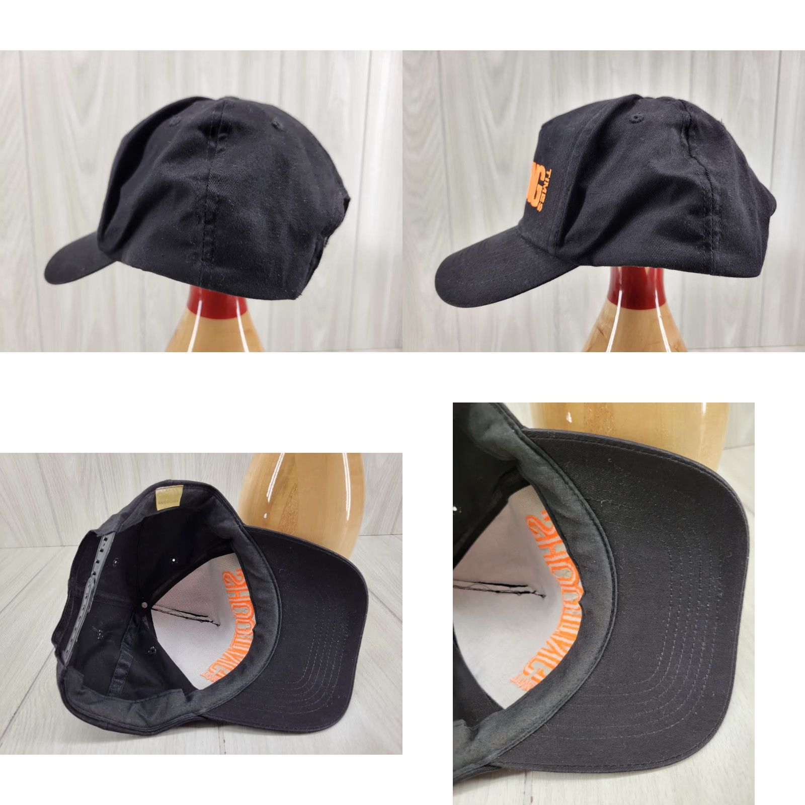 Vintage VINTAGE Shooting Times High Profile SnapBack Trucker Hat Cap Mens Adjustable Black Hat Size ONE SIZE - 8 Thumbnail