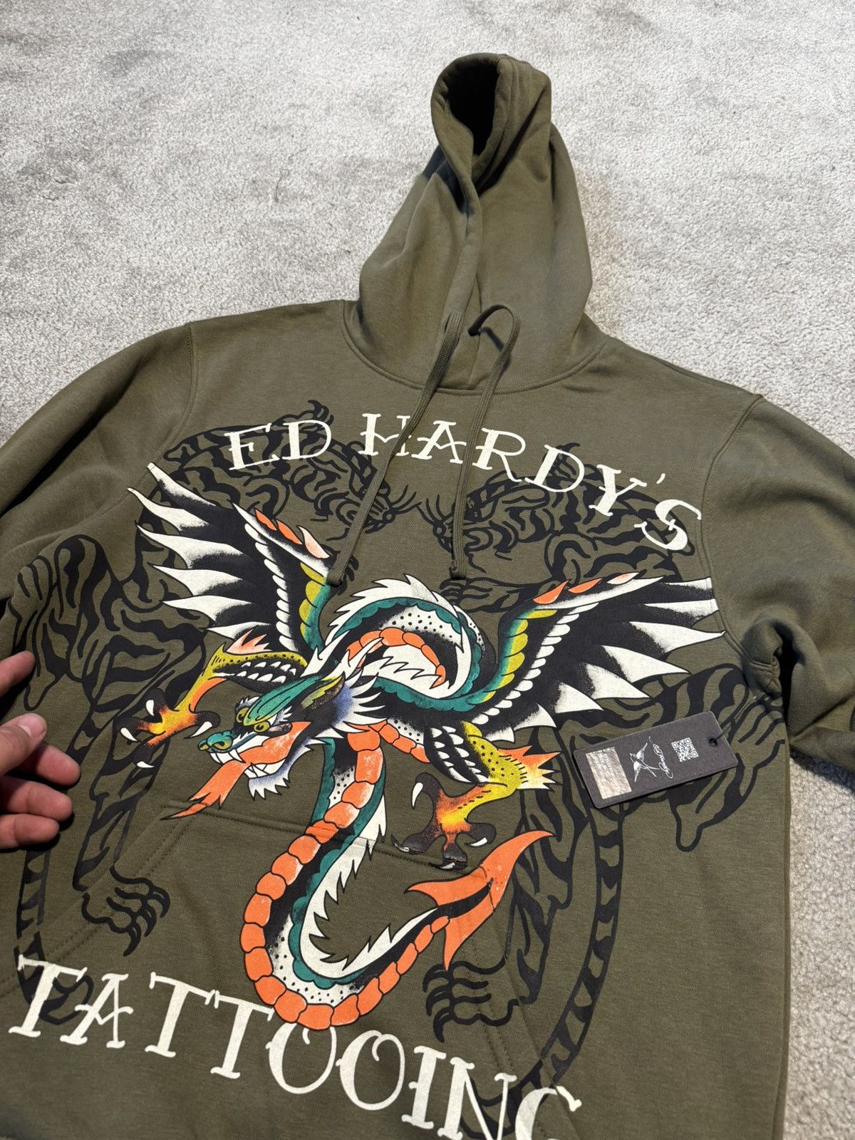 Ed Hardy Men’s Hoodie Ed hardy Y2K Size US M / EU 48-50 / 2 - 13 Thumbnail