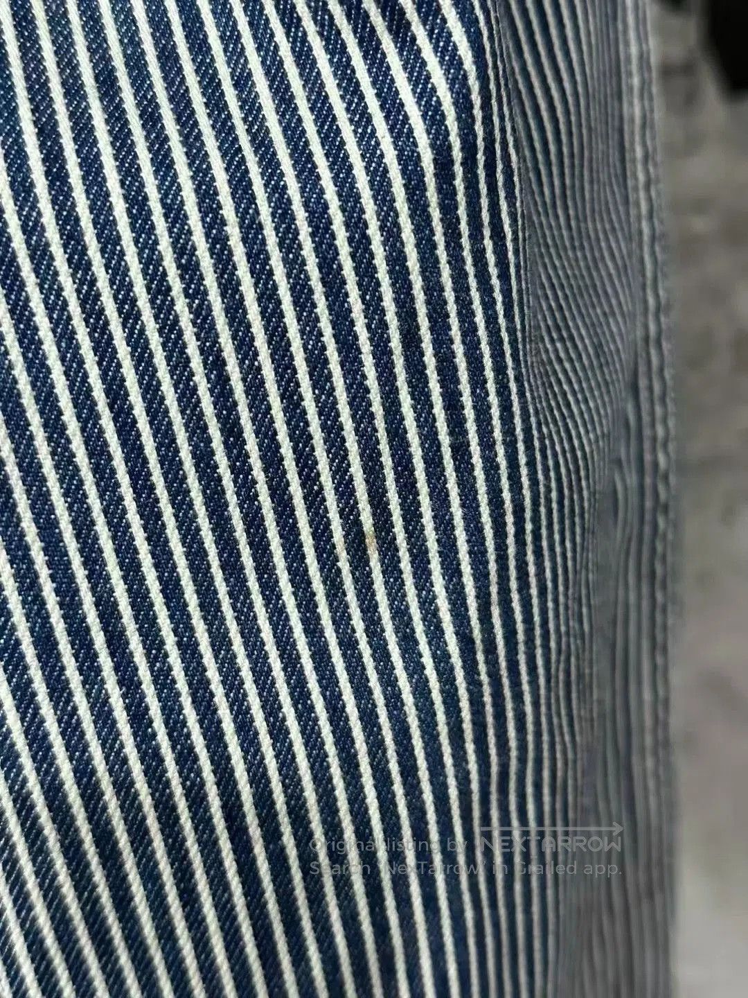 Dior Dior Embroidered Heart Blue White Striped Cargo Pants. Size US 30 / EU 46 - 5 Thumbnail