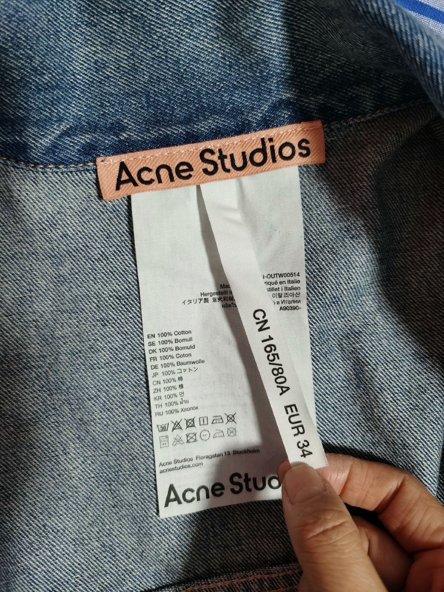 Acne Studios Acne studios demin jacket Nextarrow-2412 Size US XS / EU 42 / 0 - 2 Thumbnail