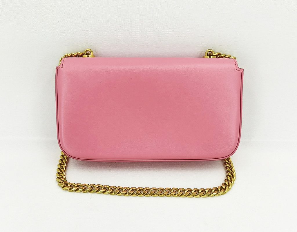 Celine CELINE Triomphe shoulder gold chain pink bag Size ONE SIZE - 2 Thumbnail