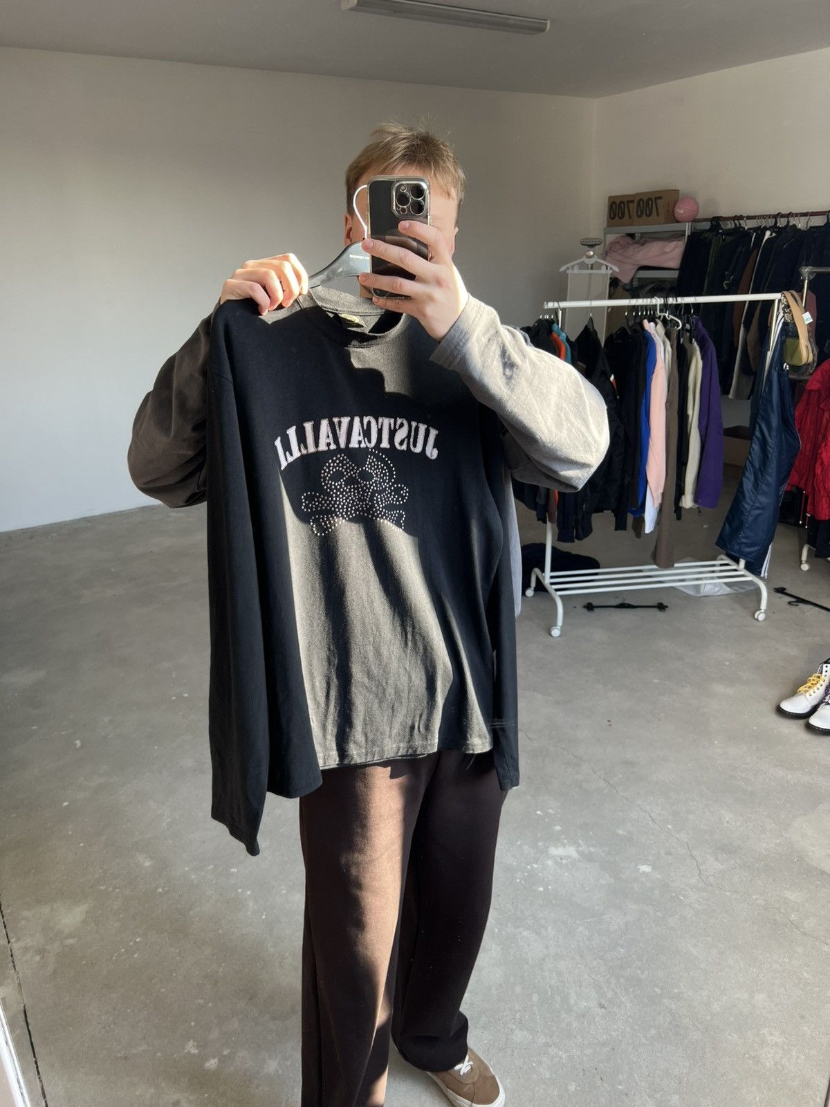 Hysteric Glamour Vintage Just Cavalli Long Sleeve Skull Size US L / EU 52-54 / 3 - 12 Thumbnail