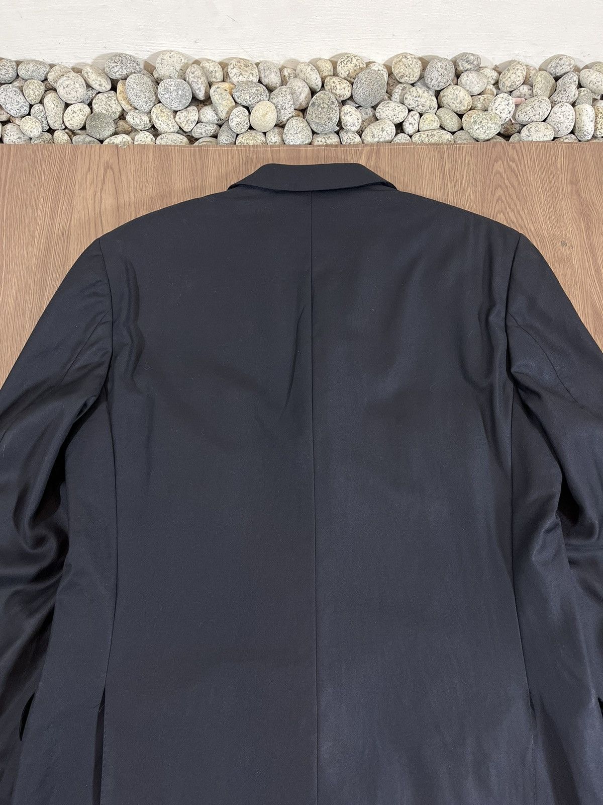 Salvatore Ferragamo Salvatore Ferragamo Midnight Black Tailored Blazer Size 50L - 7 Thumbnail