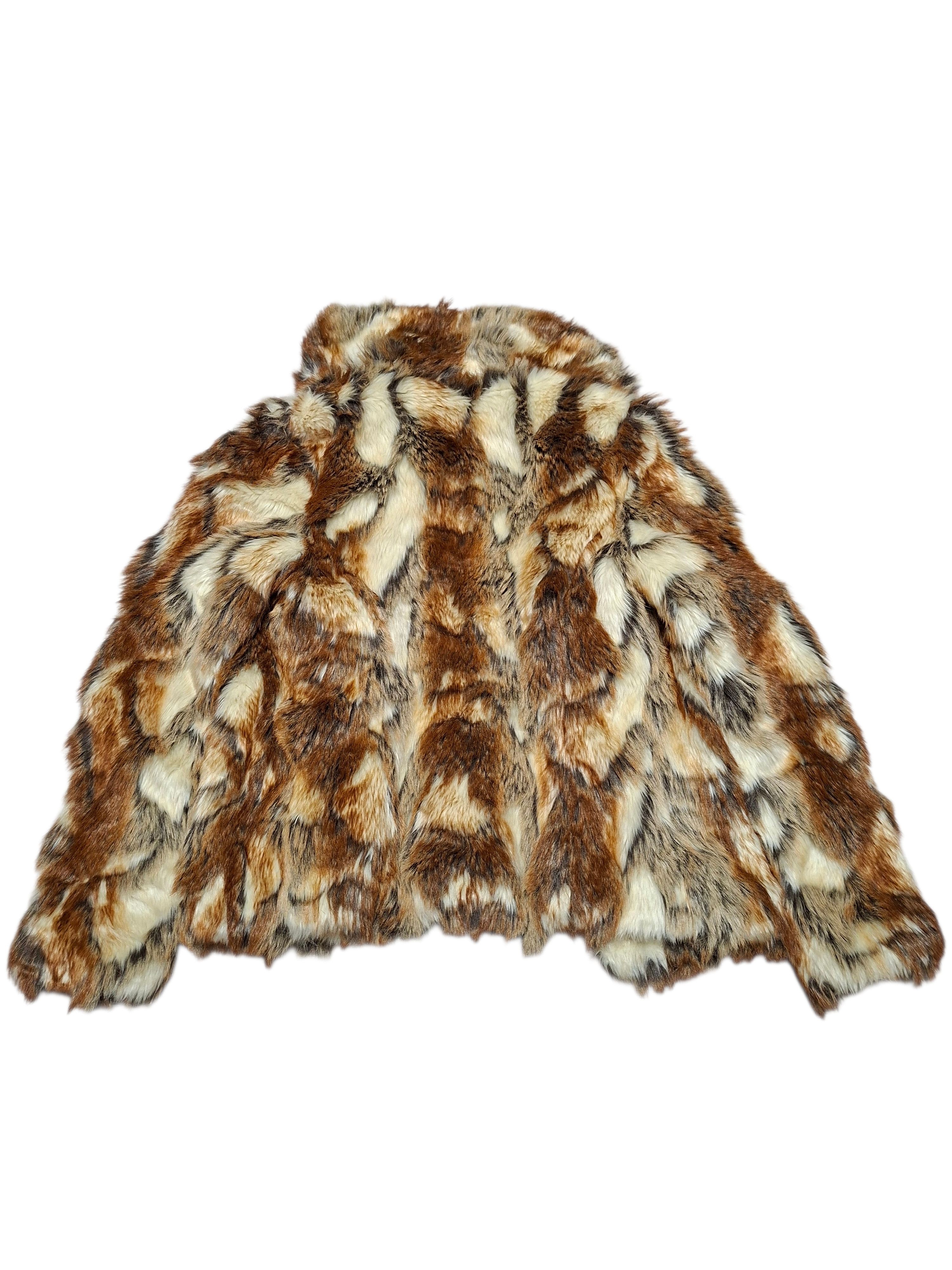 Pepe Jeans PEPE JEANS FAUX FUR AVANT GARDE LUXURY LADY`S COAT Size M / US 6-8 / IT 42-44 - 3 Thumbnail