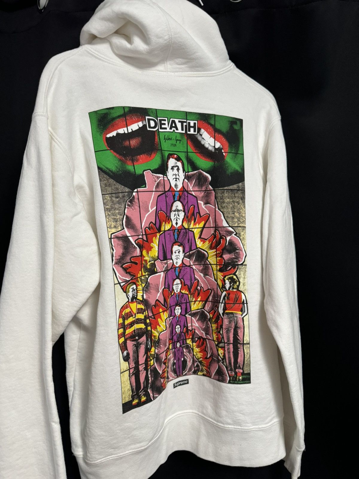 Supreme Supreme Gilbert & George DEATH Hooded Sweatshirt Size US M / EU 48-50 / 2 - 1 Thumbnail