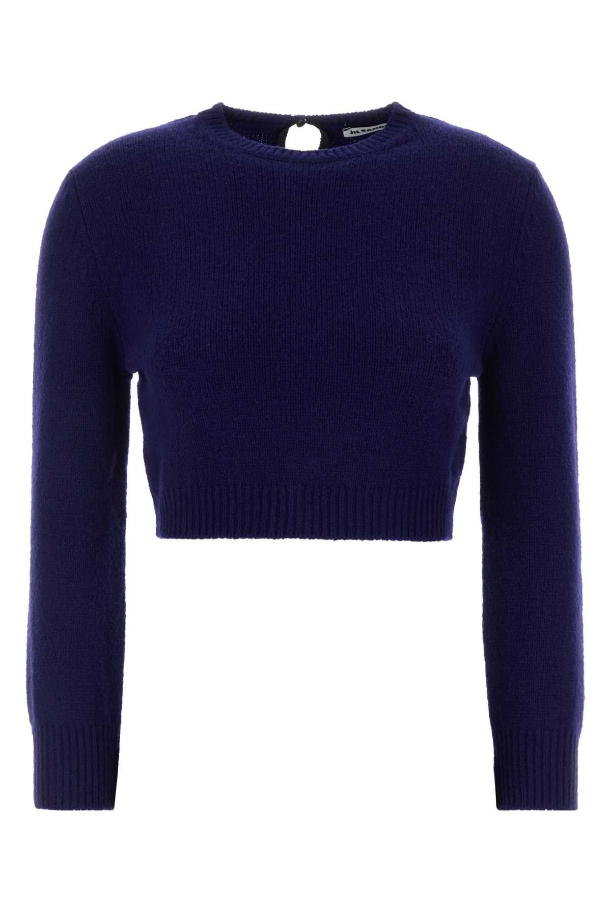 Jil Sander Blue Wool Blend Sweater Size M / US 6-8 / IT 42-44 - 1 Thumbnail
