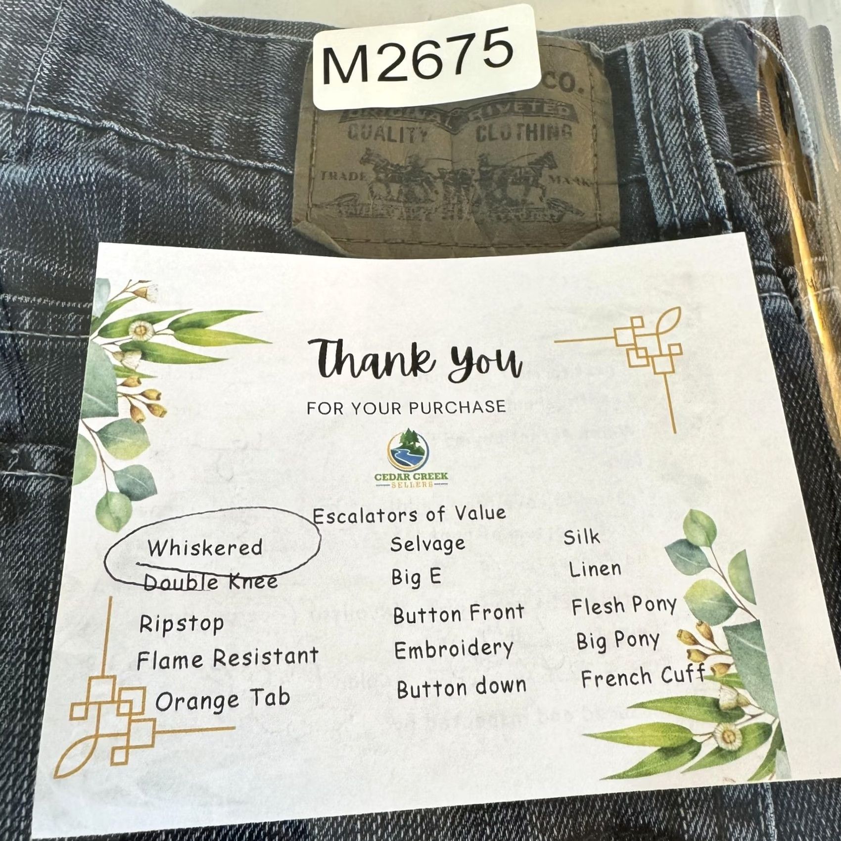 Levi's Levi's 511 Jeans Mens 34x30 Blue Skinny Fit Whiskered Denim Medium Wash Denim Zip Fly Button Closure 5-Pocket Pockets Mid Rise 10-12in Regular Size US 34 / EU 50 - 7 Thumbnail
