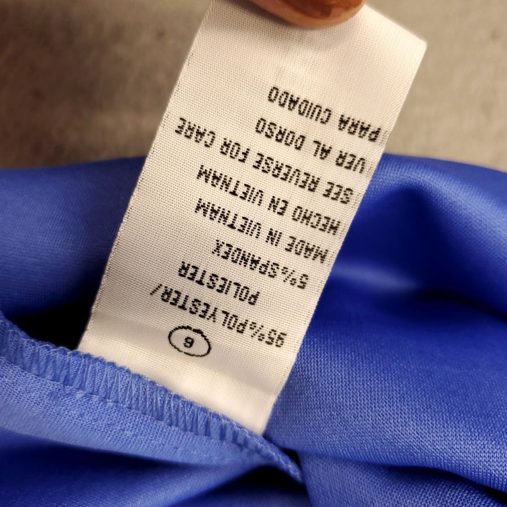 Vintage Shelby & Palmer Wrap Dress Women 6 Blue Round Neck Asymmetric Buckle Waist Midi Sleeveless Gifted? Size M / US 6-8 / IT 42-44 - 5 Thumbnail