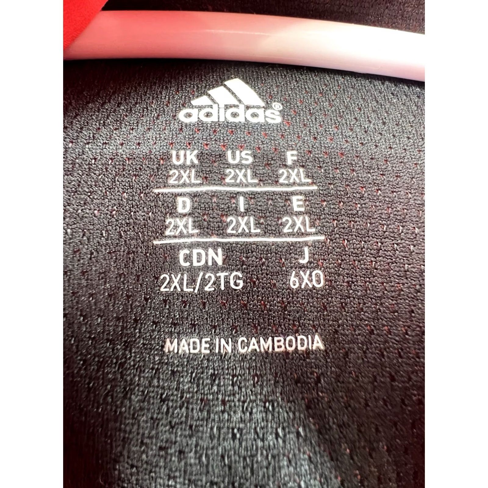 Adidas Adidas Men’s Windbreaker Jacket Hoodie Full Zip 2XL Coral Black Neon Coral Size US XXL / EU 58 / 5 - 4 Thumbnail