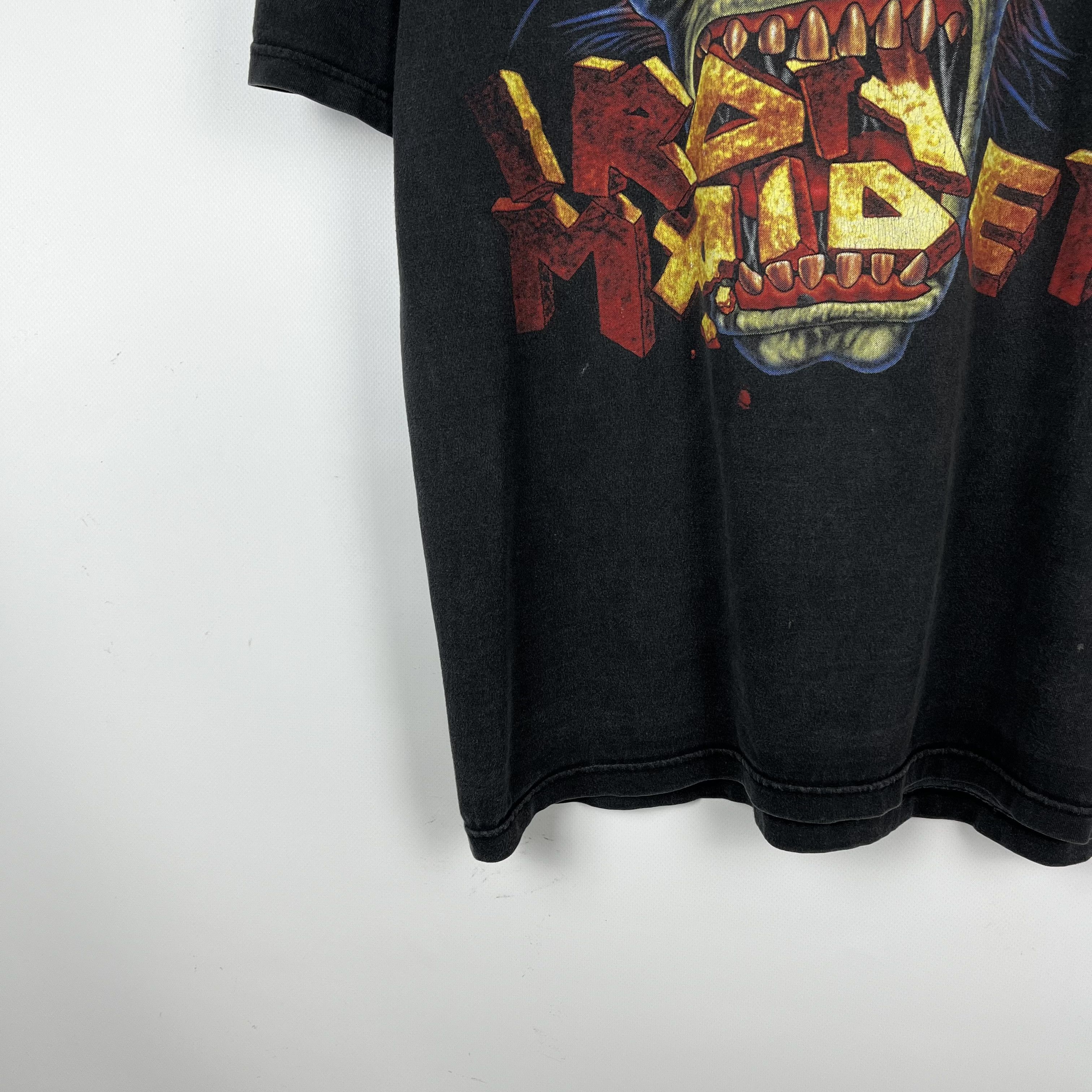 Band Tees Vintage Iron Maiden Rare Rock Band T Shirt 90’s Size US XL / EU 56 / 4 - 4 Thumbnail