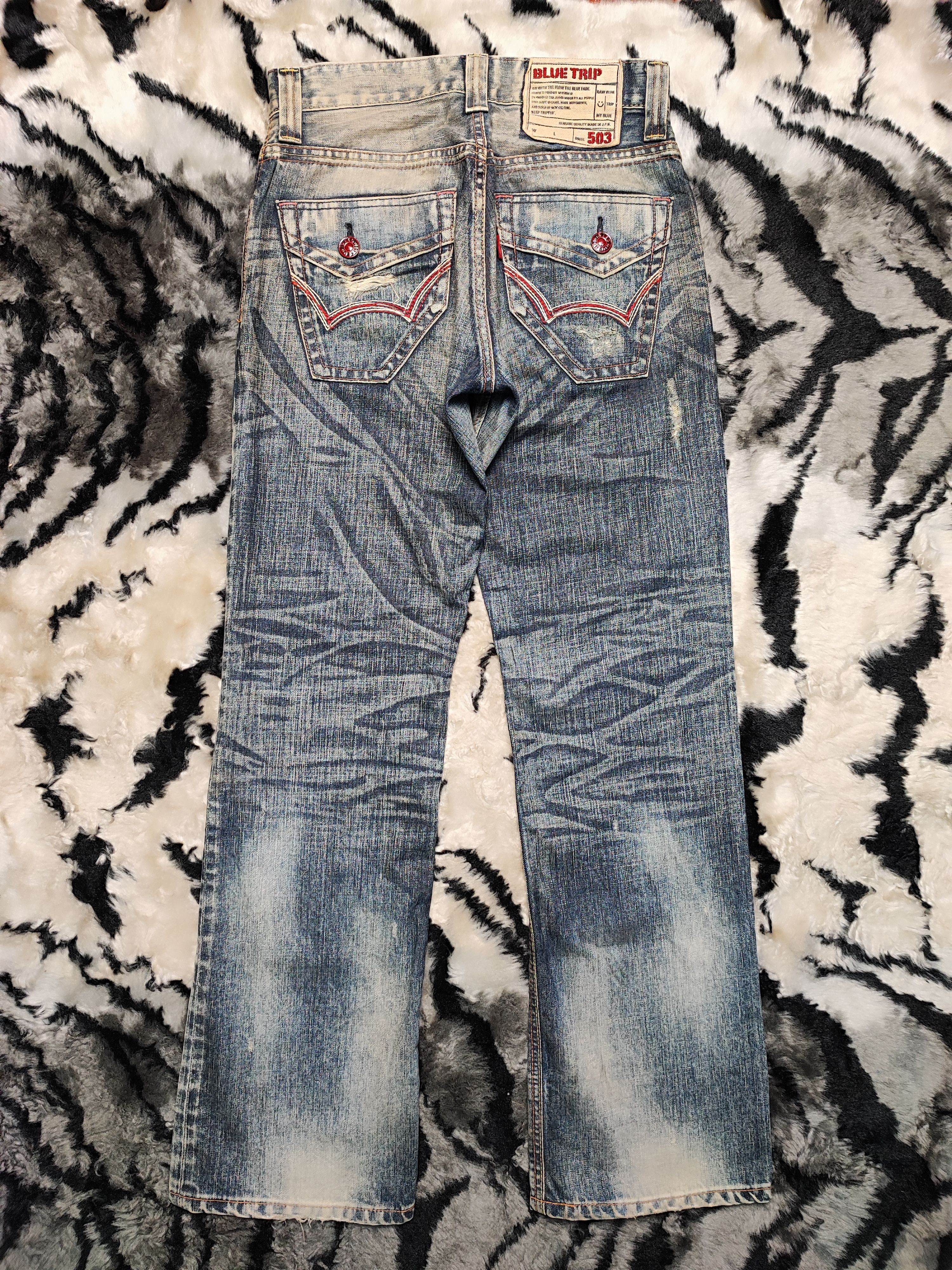 Edwin × Japanese Brand Flare Bootcut by Edwin Blue Trip Size US 30 / EU 46 - 9 Thumbnail
