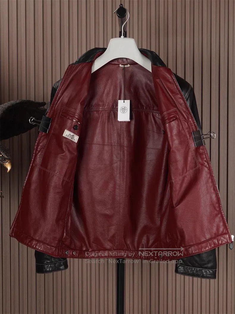 Hermes Hermes Men's Autumn/Winter Leather Jacket Size US S / EU 44-46 / 1 - 2 Thumbnail
