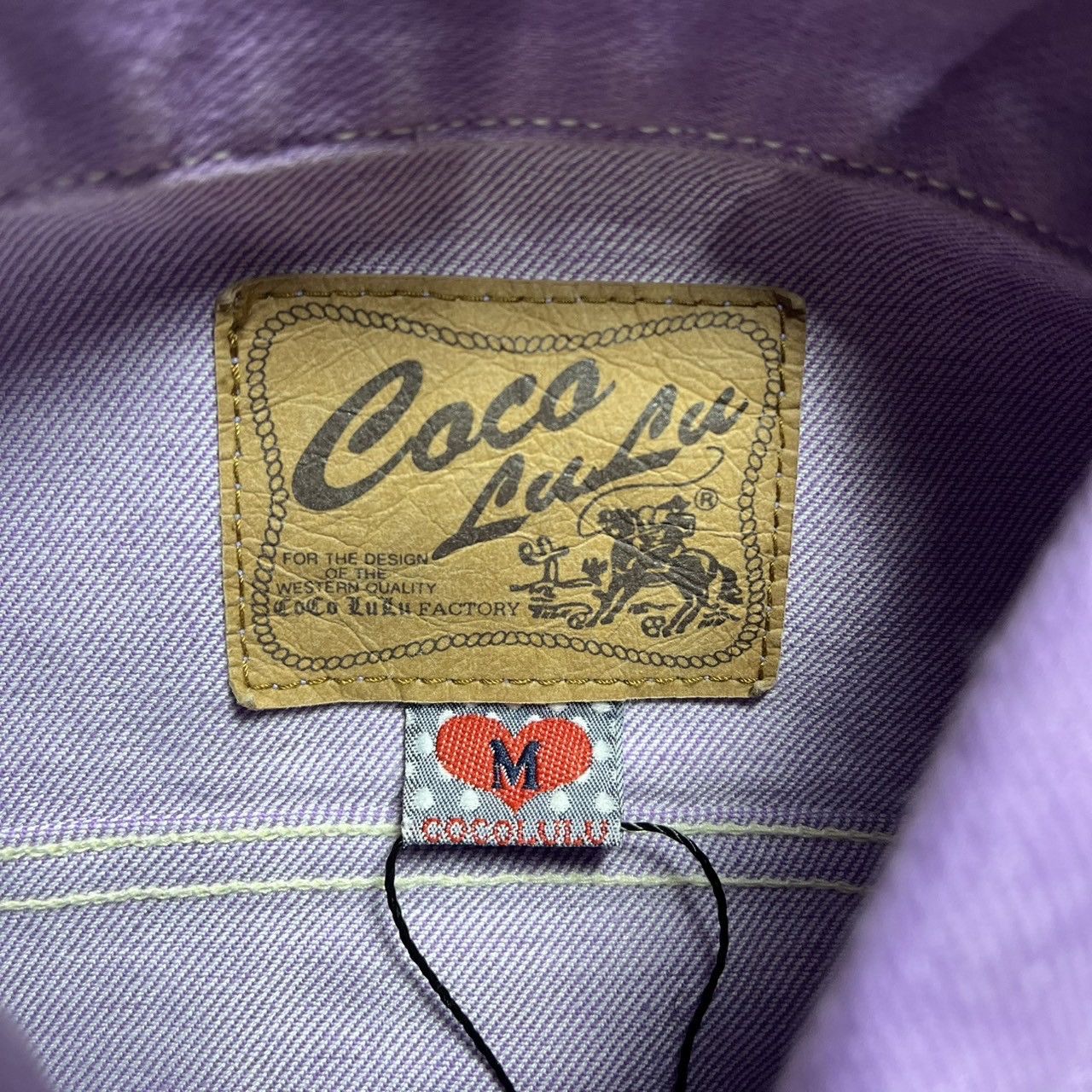 Japanese Brand Cocolulu Japanese Brand Purple Denim Jacket Size M / US 6-8 / IT 42-44 - 2 Thumbnail