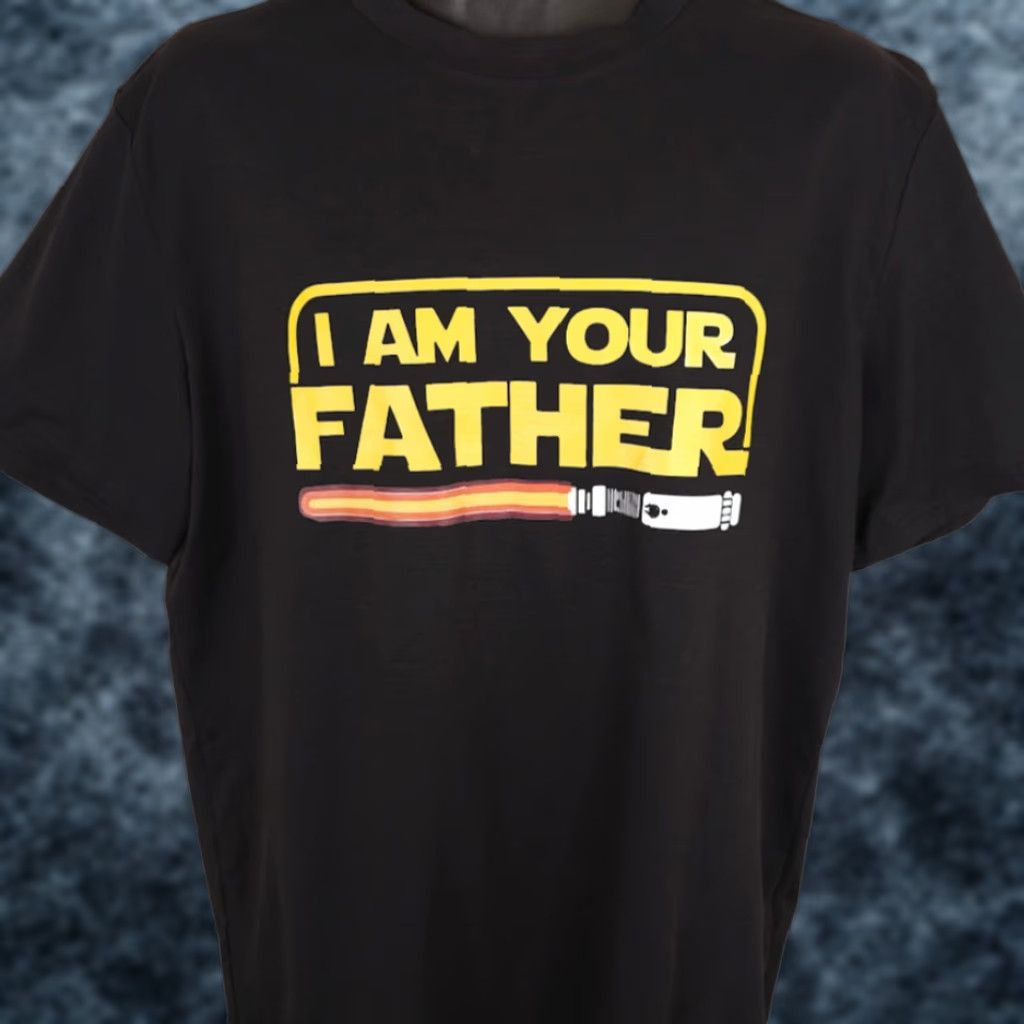 Star Wars Star Wars T Shirt Mens XL Black I Am Your Father Darth Vader Char T-Shirt Movie Retro Star Wars Mens XL Black I Am Your Father Darth Vader Size US XL / EU 56 / 4 - 1 Thumbnail