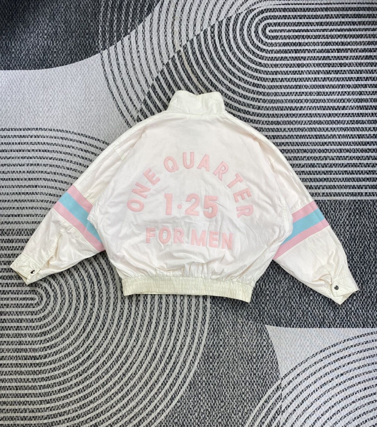 Japanese Brand Vintage One Quarter For Men Big Spellout Bomber Jacket Size US L / EU 52-54 / 3 - 1 Thumbnail