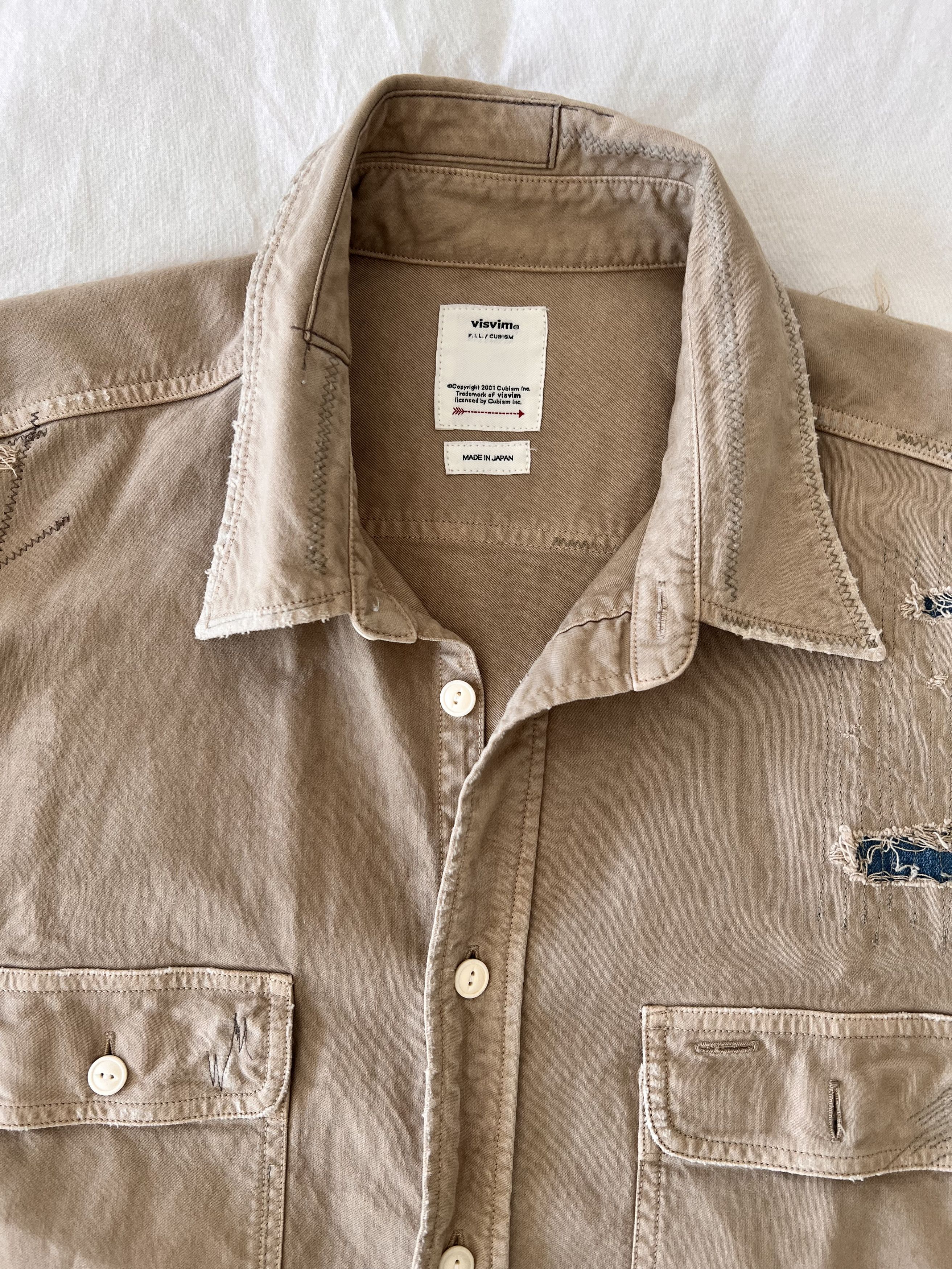 Visvim GRAND RIVER L/S CRASH Size US L / EU 52-54 / 3 - 2 Thumbnail