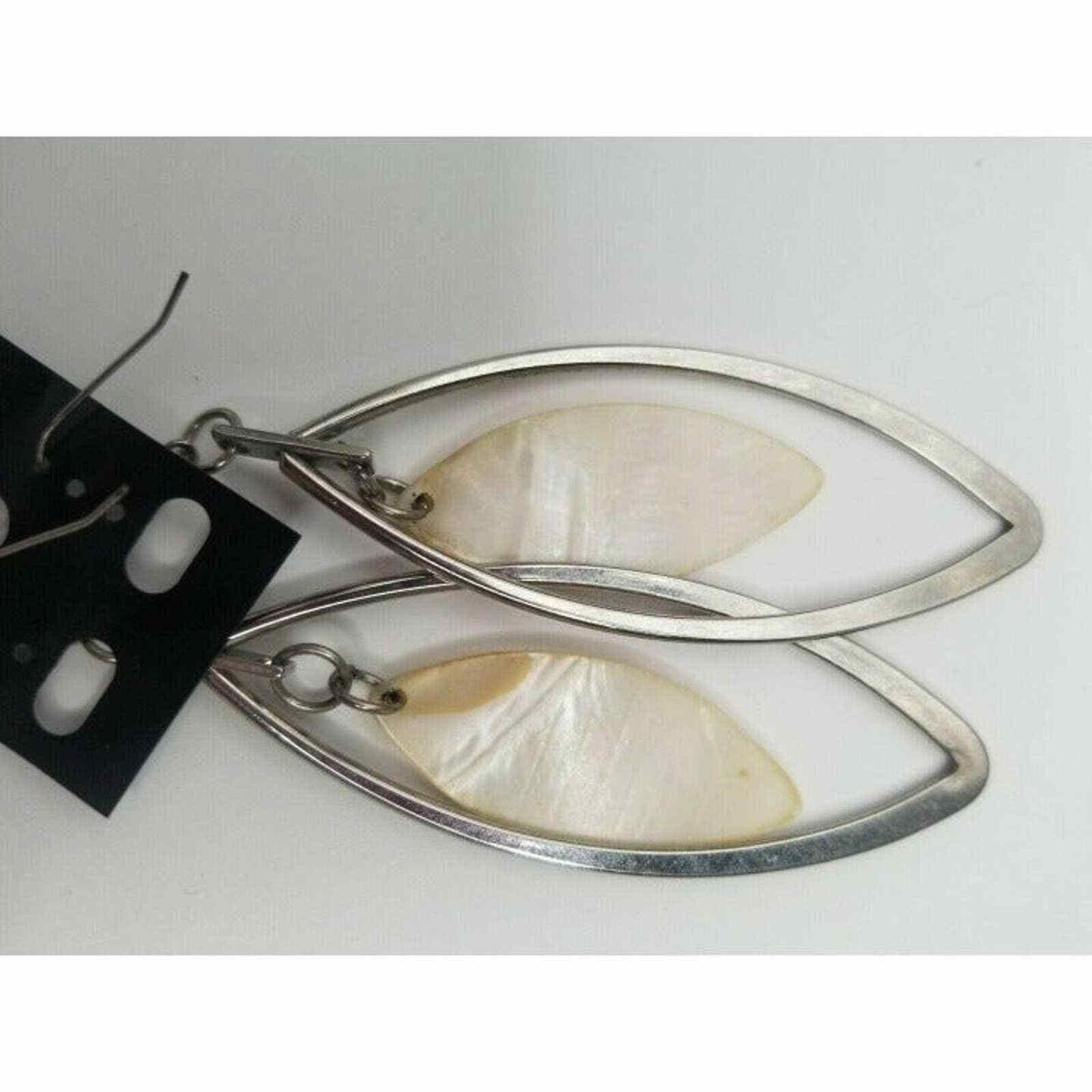 The Unbranded Brand Earrings Ladies Women Fashion Jewelry Teardrop Hoop Hook Sil Size ONE SIZE - 5 Thumbnail